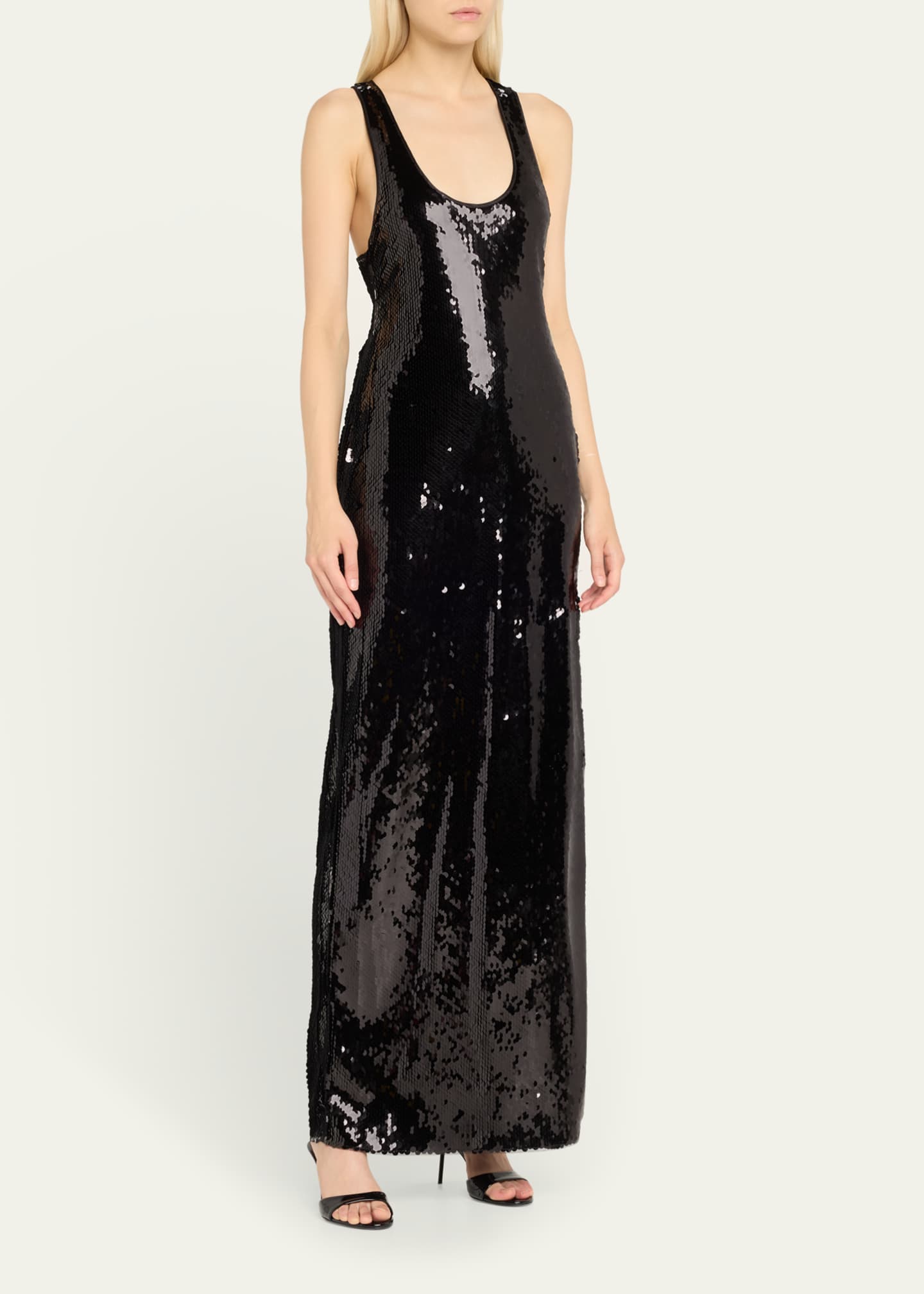 Retrofete Bella Sequined Maxi Dress Image 4 of 5
