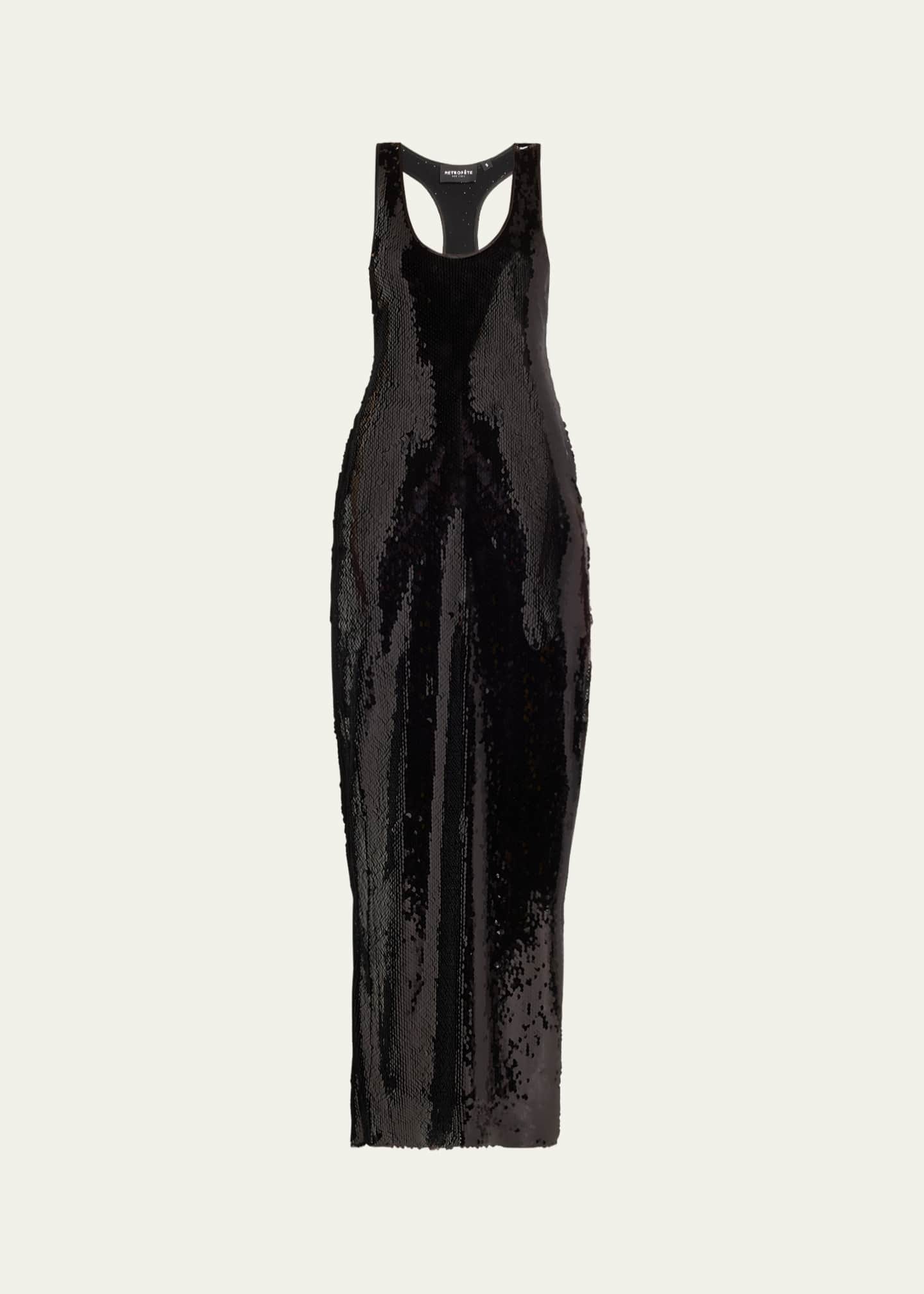 Retrofete Bella Sequined Maxi Dress Image 1 of 5