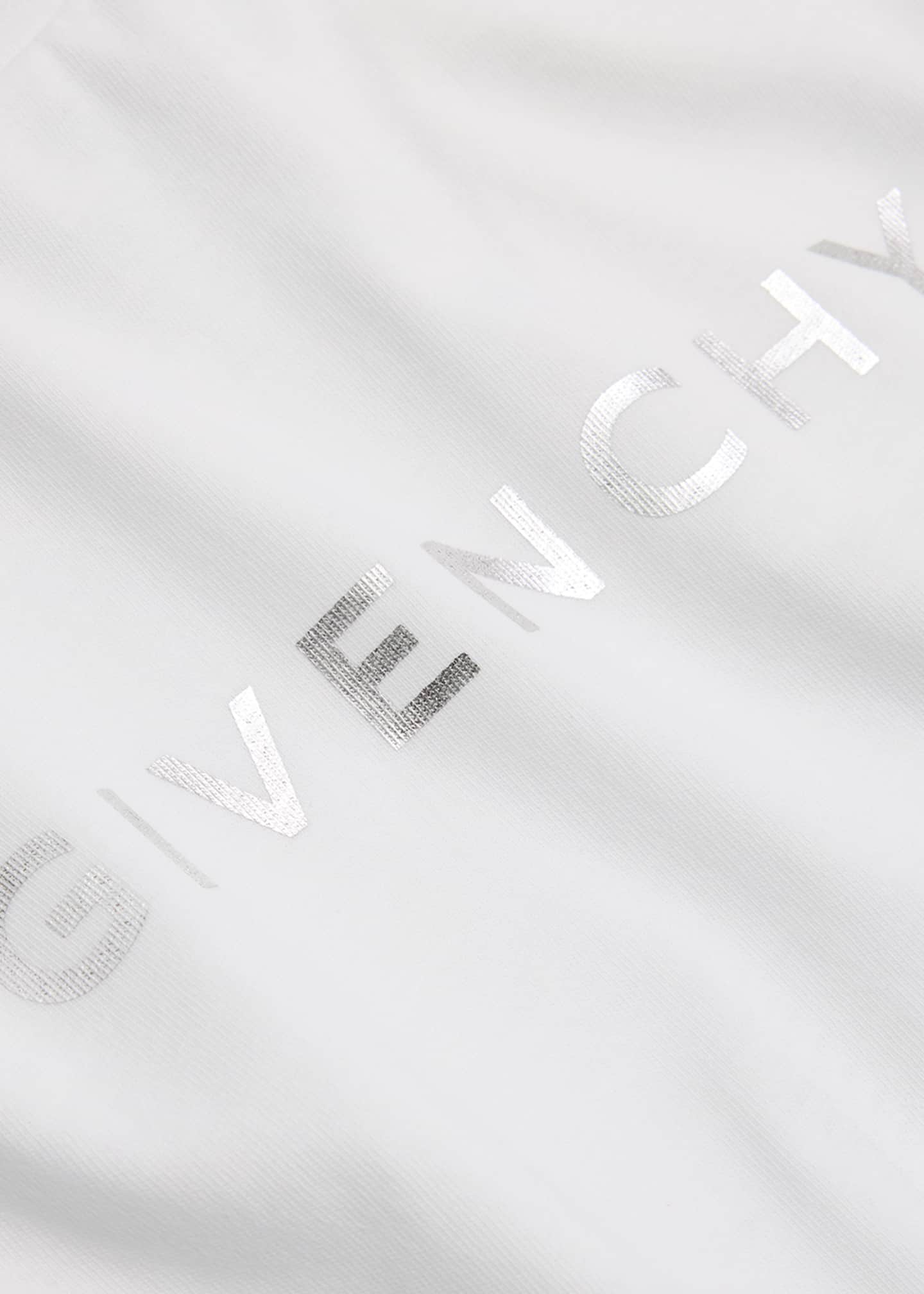 Givenchy Girl's Contrast Logo-Print T-Shirt, Size 12M-3 Image 3 of 3