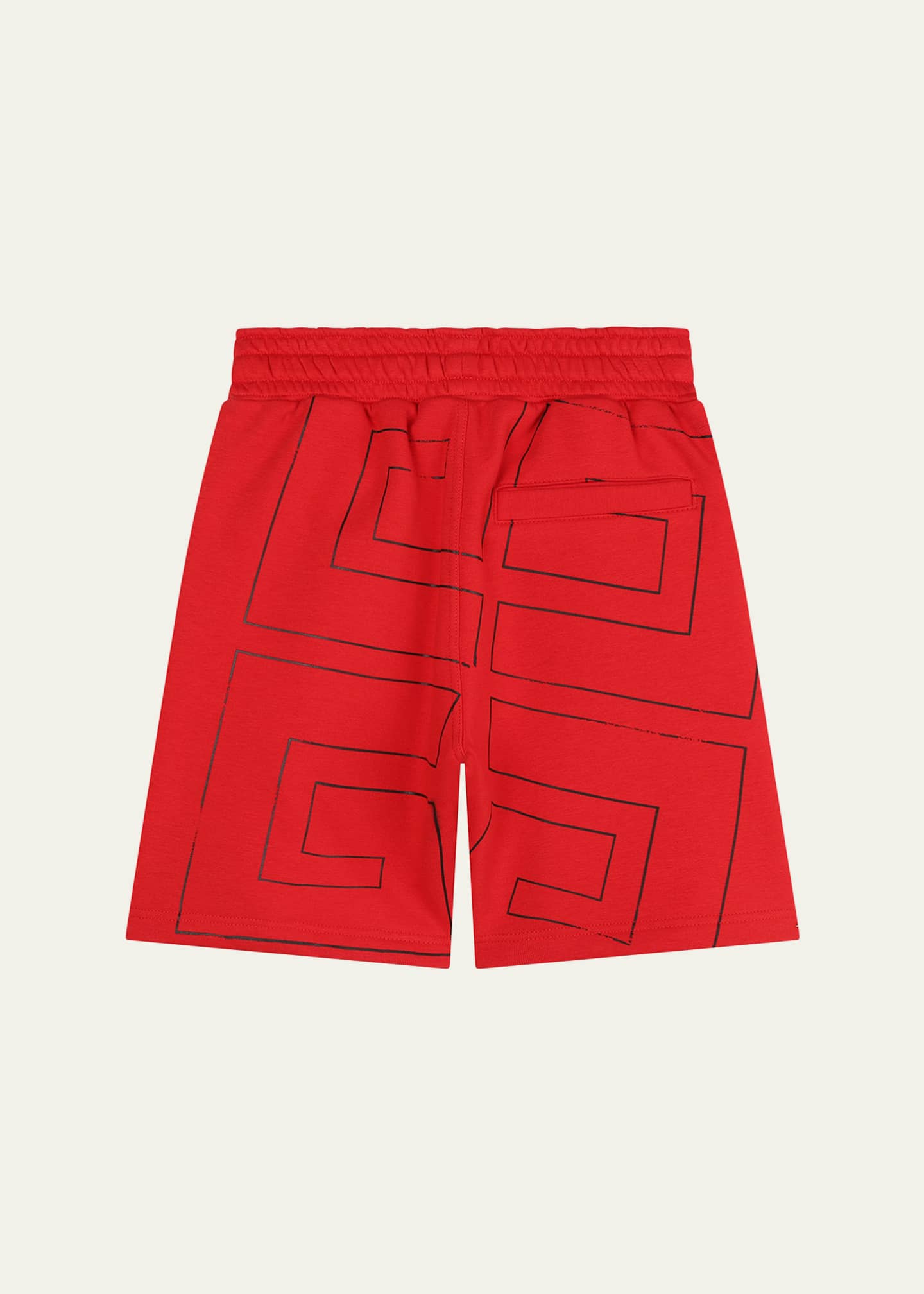 Givenchy red shorts top