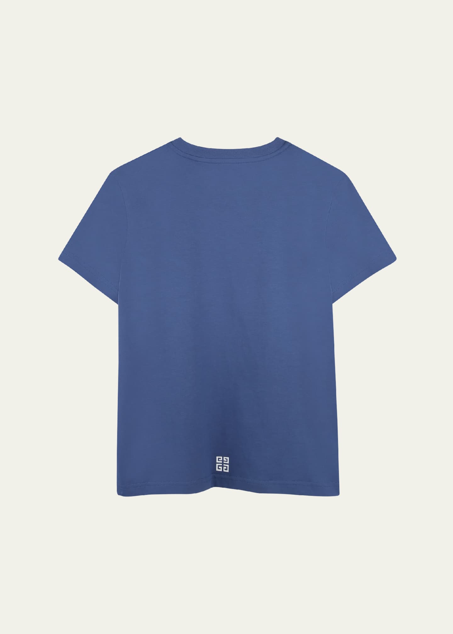 Givenchy Boy's Curved Logo-Print T-Shirt, Size 4-6 Image 2 of 2