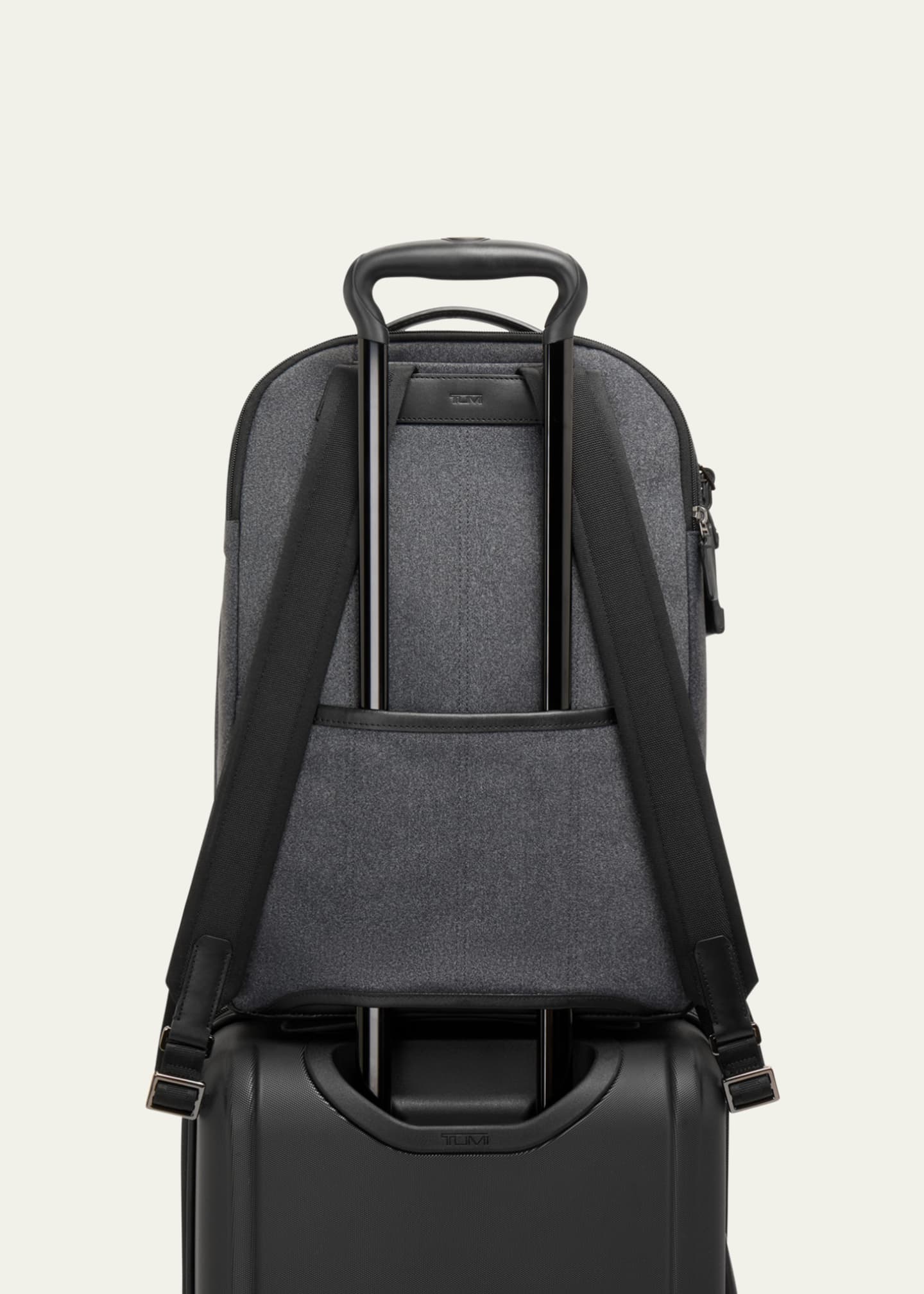 TUMI Warren Heathered Zip Backpack Image 2 of 3