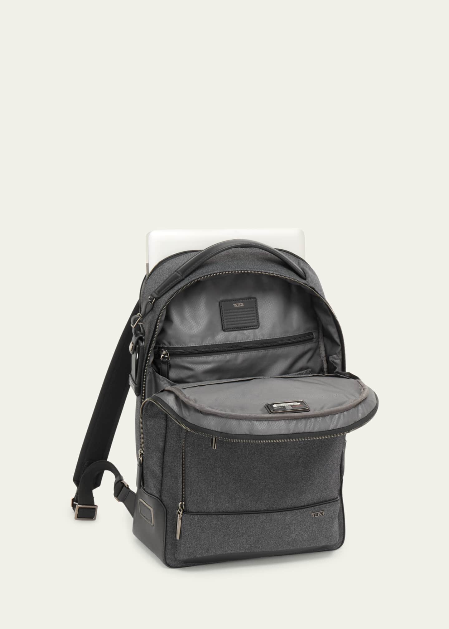 TUMI Warren Heathered Zip Backpack Image 3 of 3