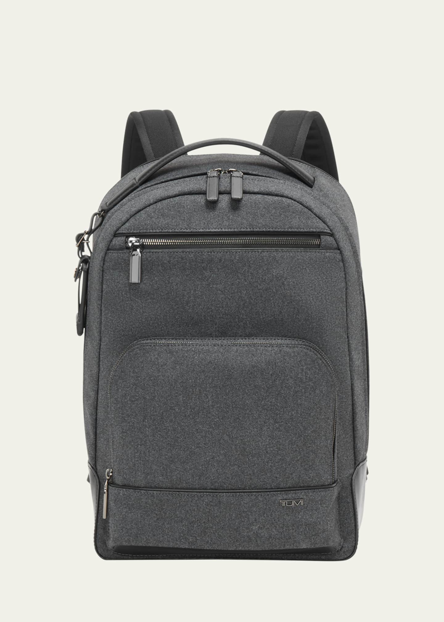 TUMI Warren Heathered Zip Backpack Image 1 of 3