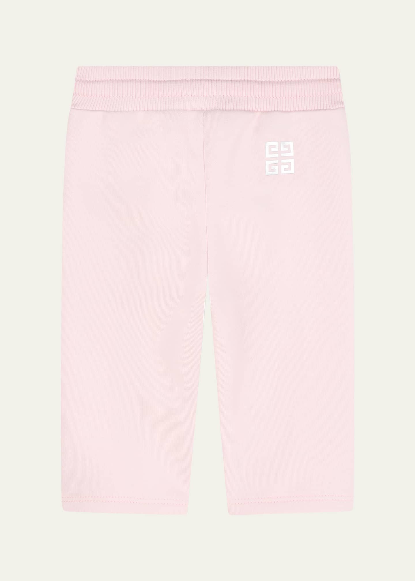 Givenchy Girl's 4G Logo-Print Joggers, Size 12M-3 Image 2 of 2