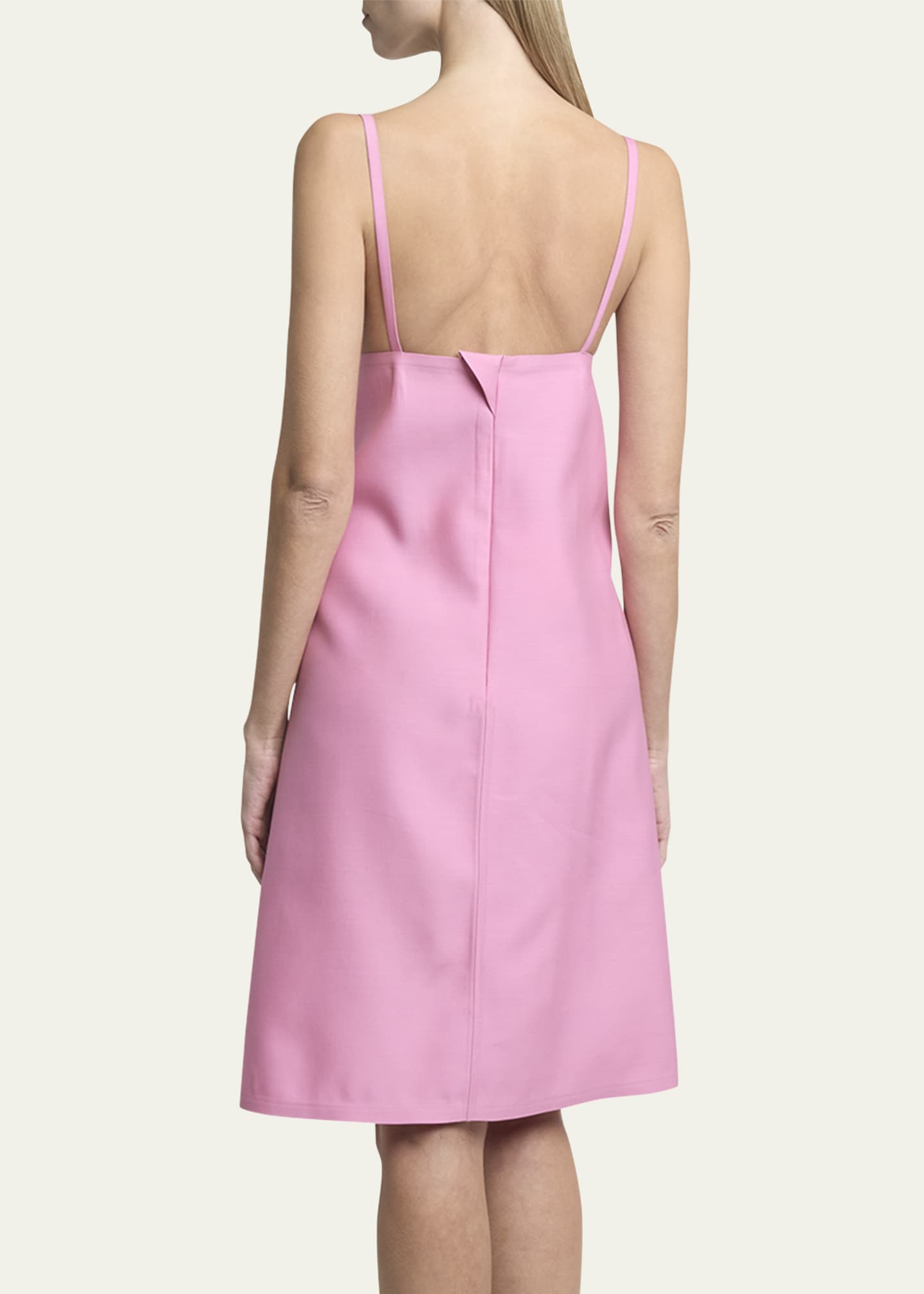 Jacquemus Camison Empire Waist Wool Dress Image 3 of 5