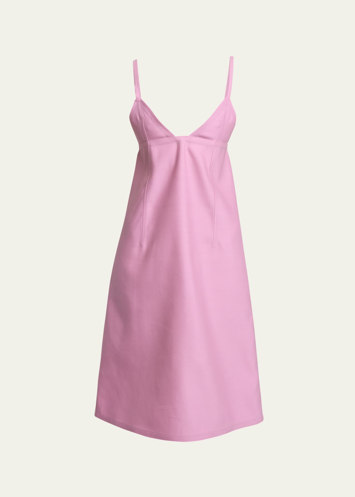 Jacquemus Camison Empire Waist Wool Dress Image 1 of 5