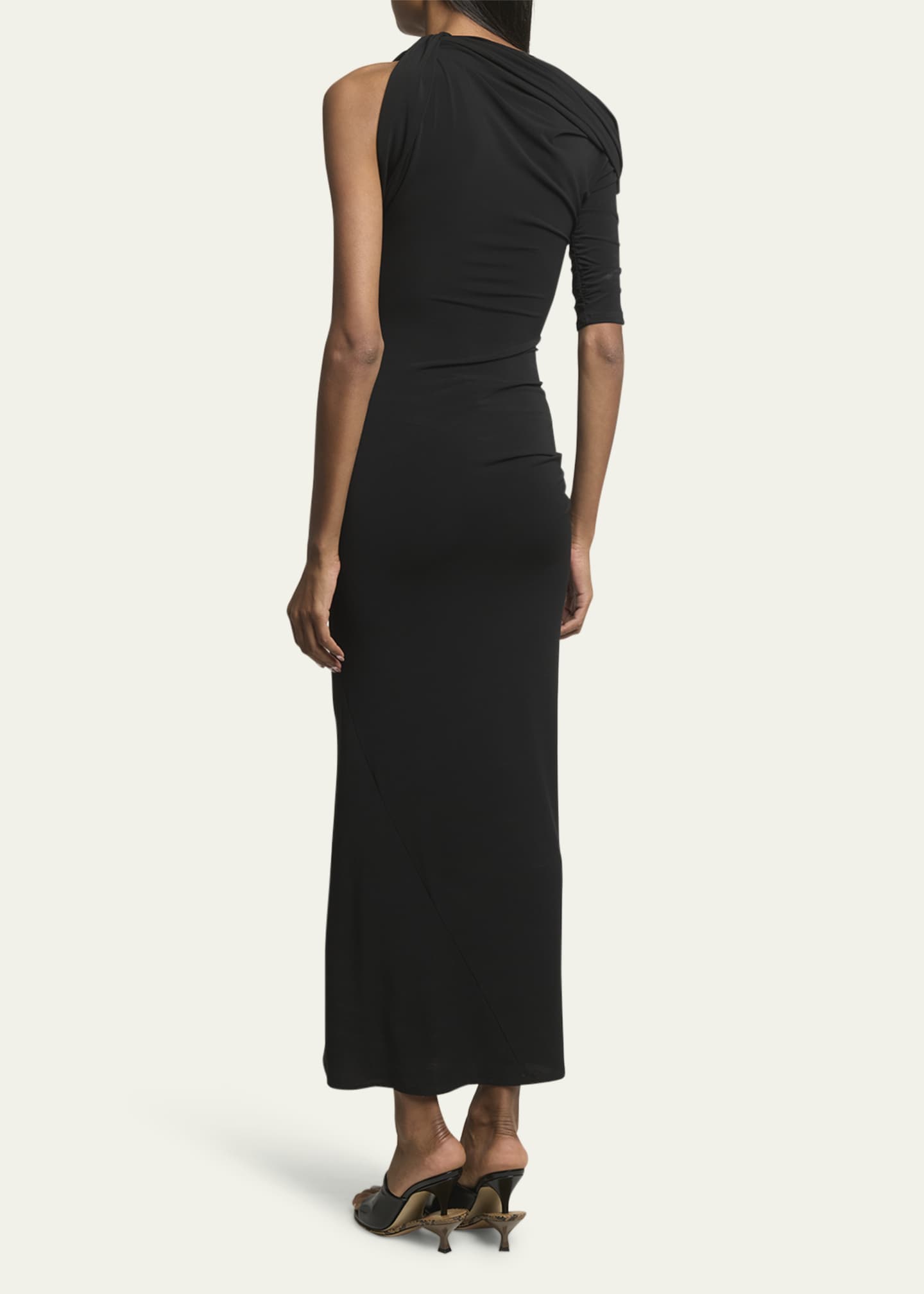 Jacquemus Long Draped Dress Image 3 of 5