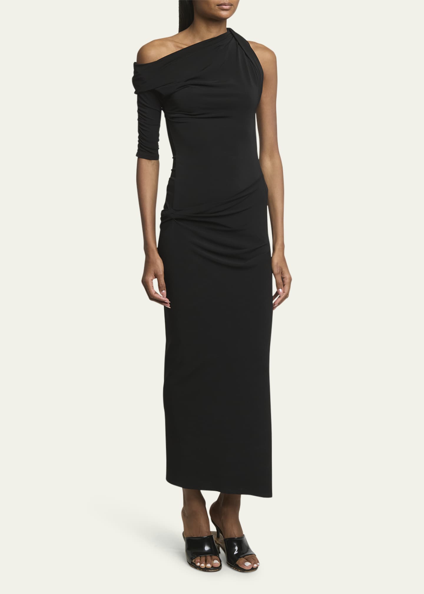 Jacquemus Long Draped Dress Image 4 of 5