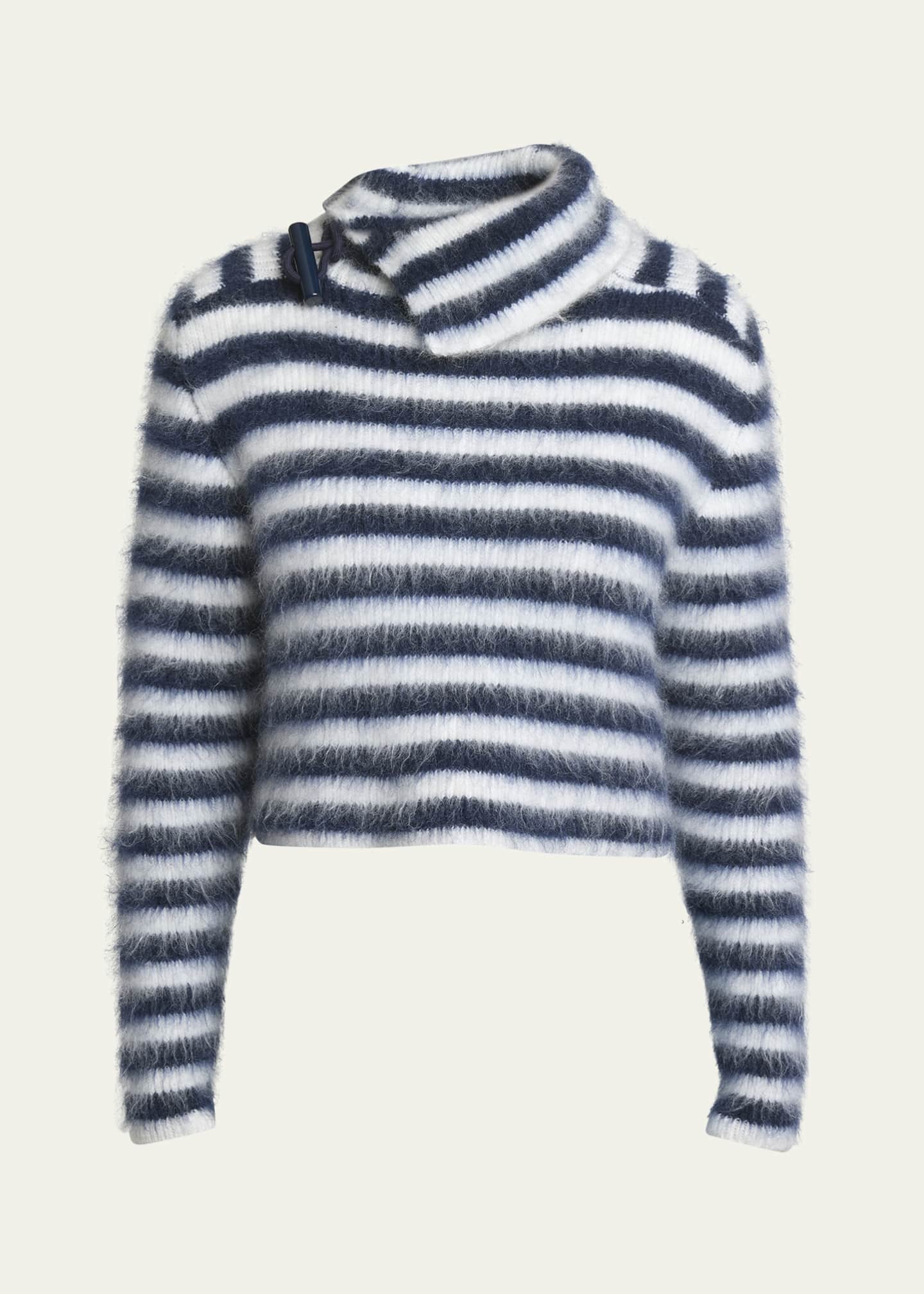 Jacquemus Marina Stripe Mohair Sweater Image 1 of 5