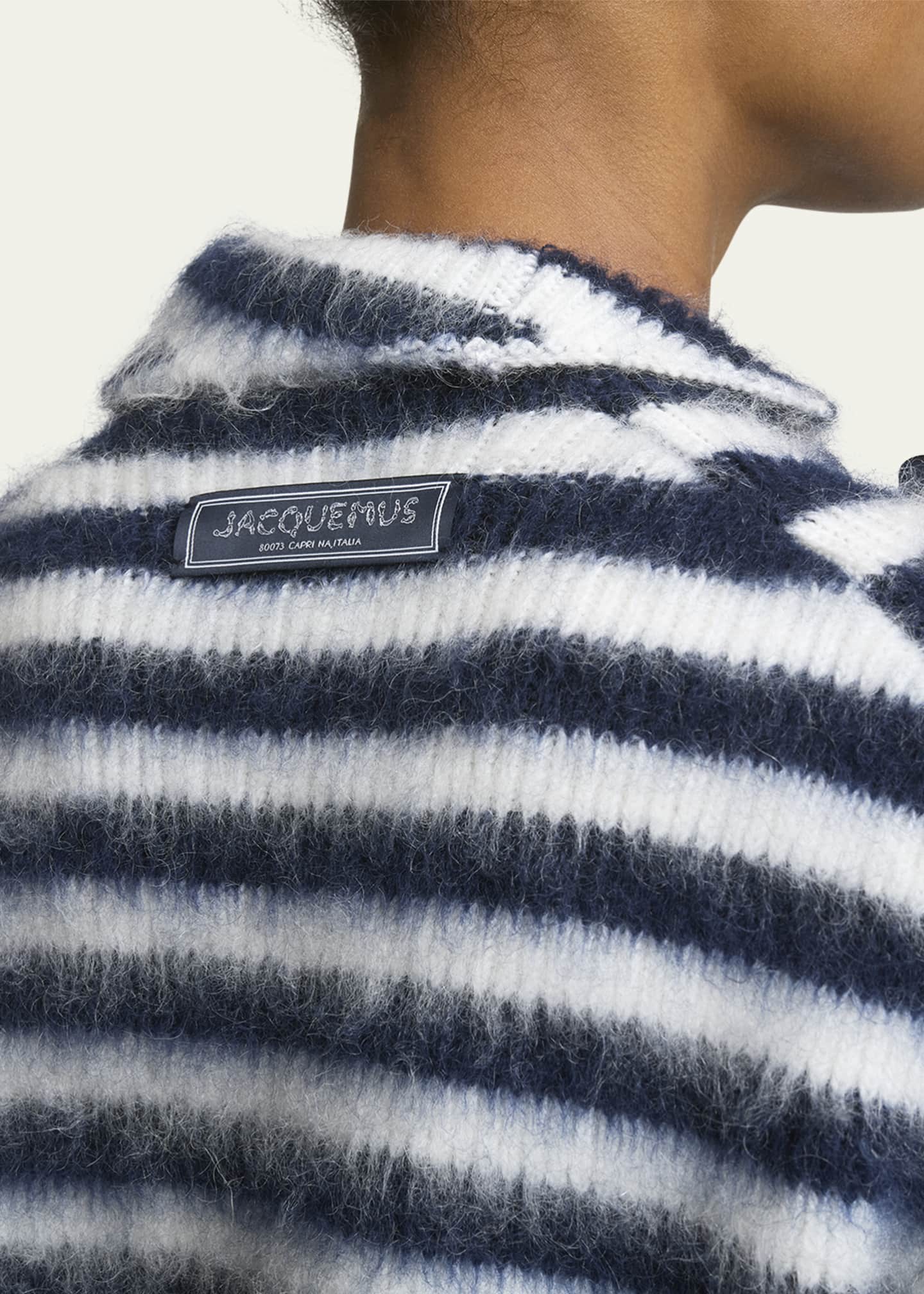 Jacquemus Marina Stripe Mohair Sweater Image 5 of 5