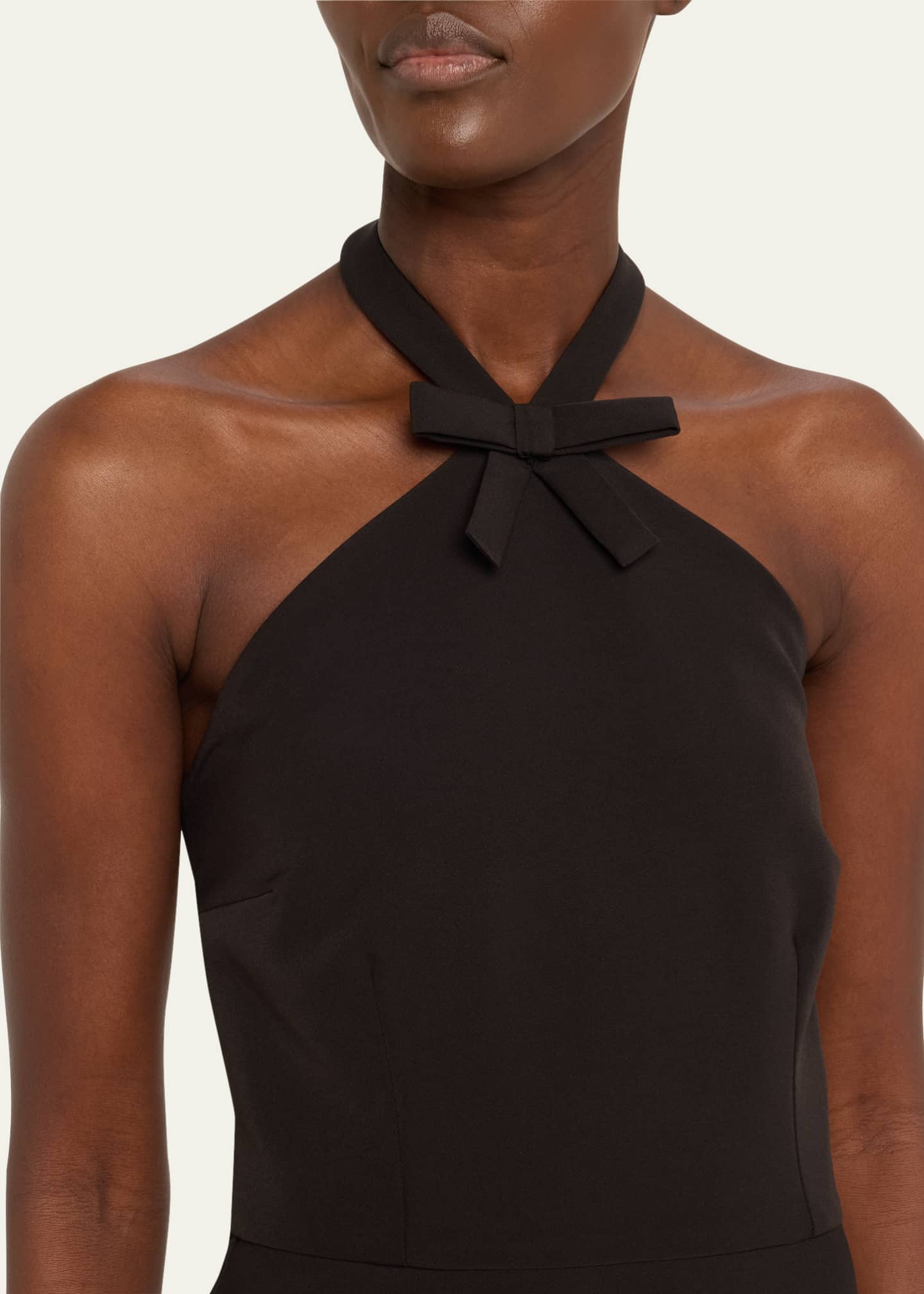 Halter Bow Front Gown