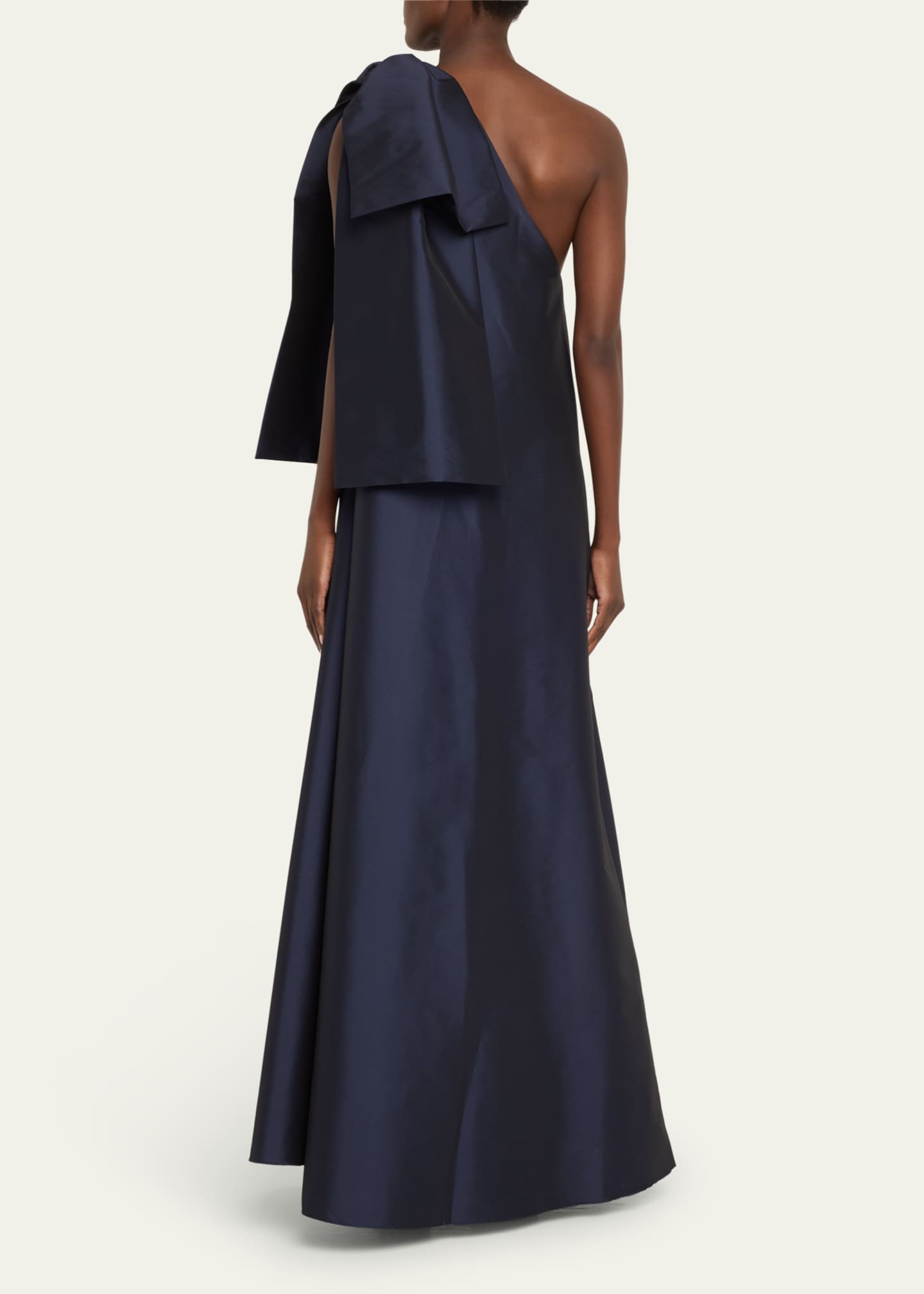 BERNADETTE One-Shoulder Bow Voluminous Gown Image 3 of 5
