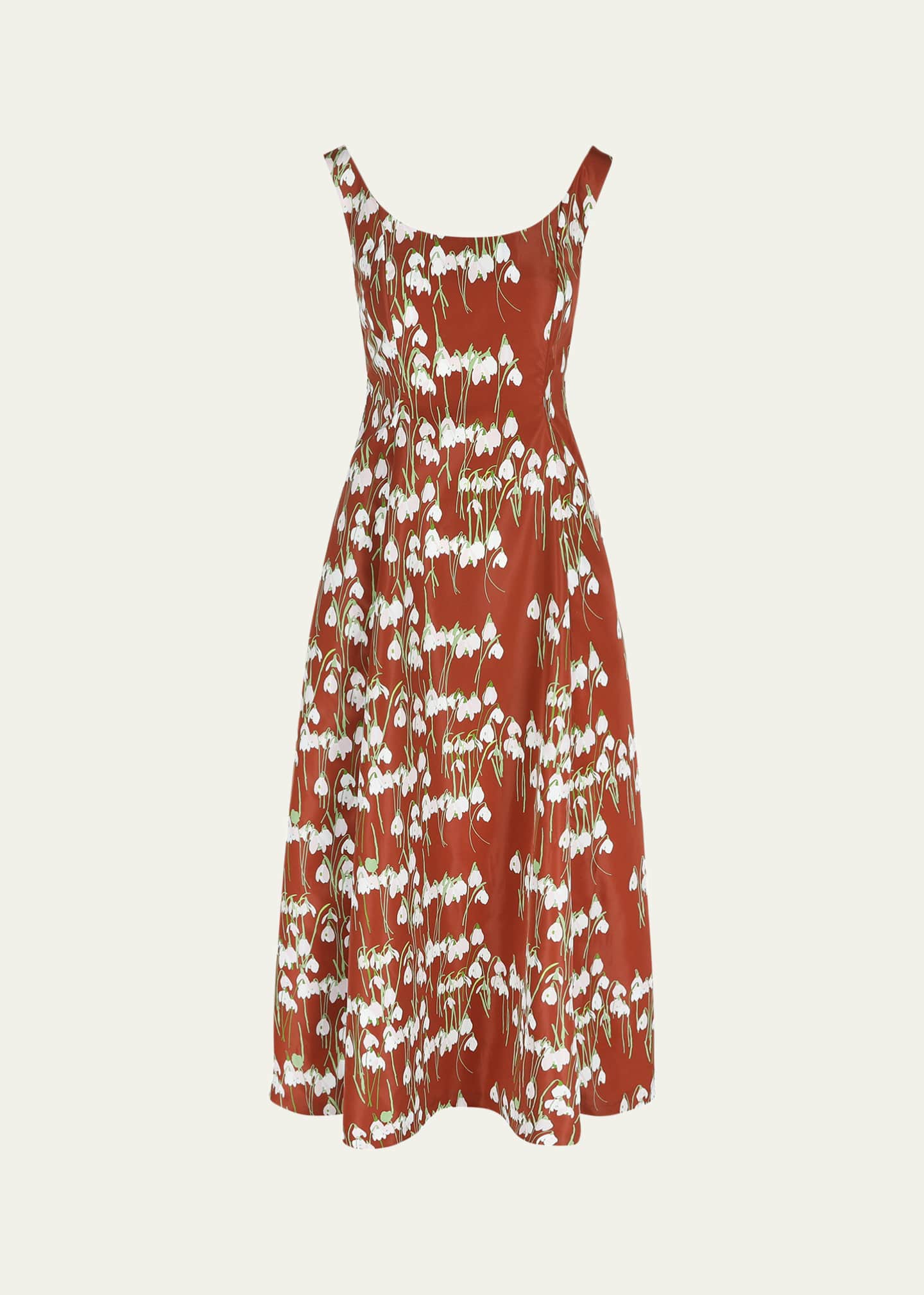 BERNADETTE Maudette Long Floral Dress Image 1 of 5