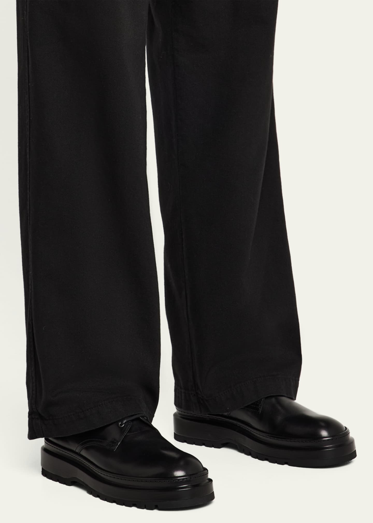 Jacquemus Men's The Pavane Leather Derby Shoes Image 3 of 5
