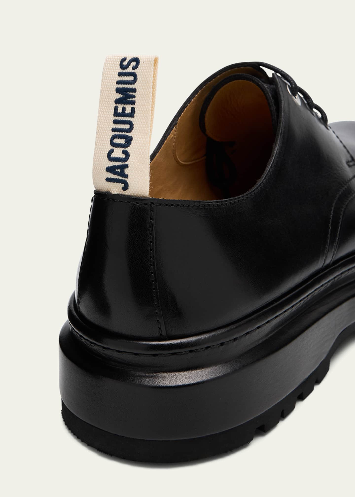 Jacquemus Men's The Pavane Leather Derby Shoes Image 5 of 5