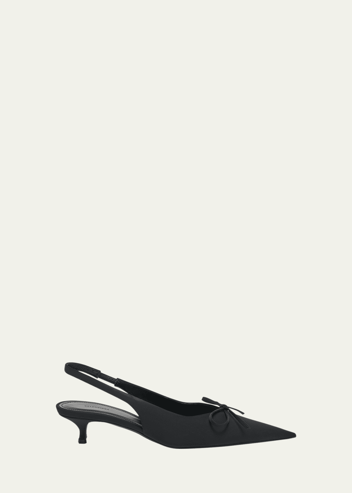 Women's Knife Bow 40mm Mule in Black | Balenciaga US