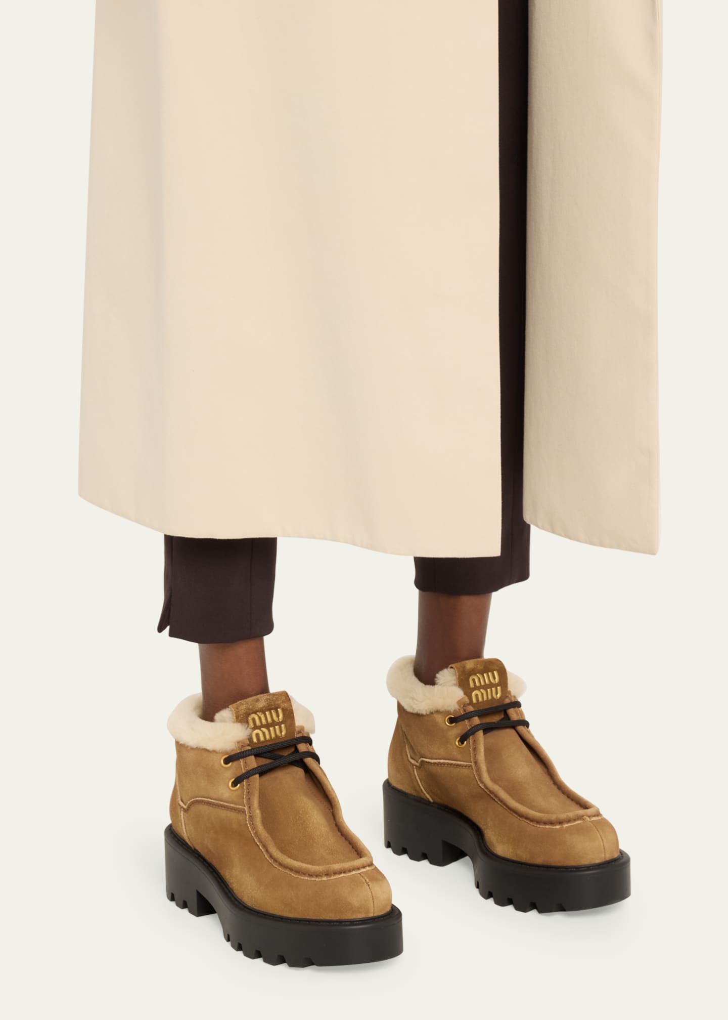 Miu miu suede boots 2025