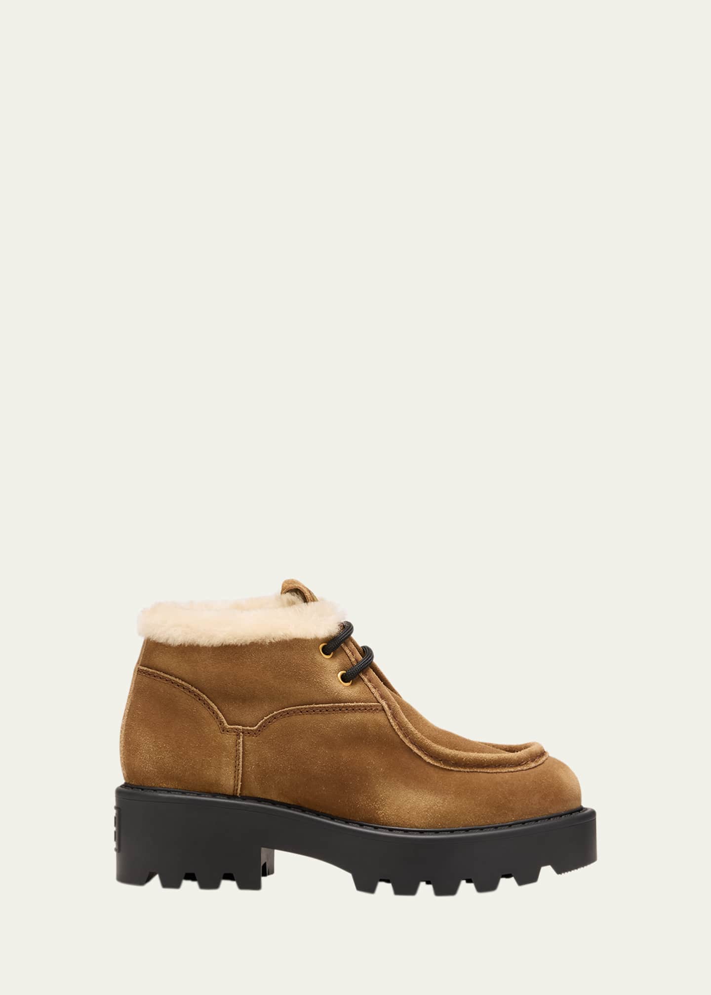 Shearling booties store