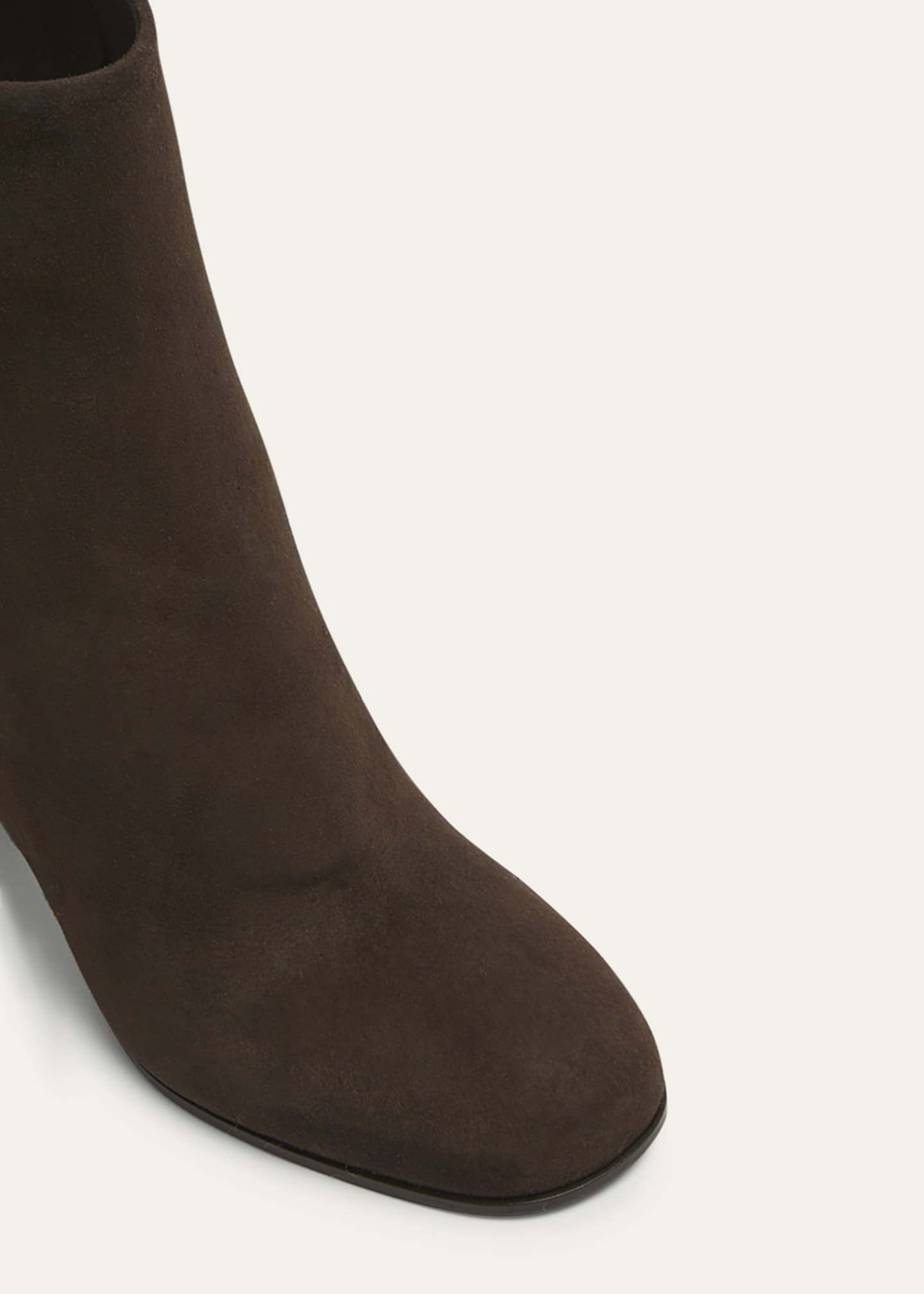 Prada Suede Block-Heel Ankle Boots - Bergdorf Goodman