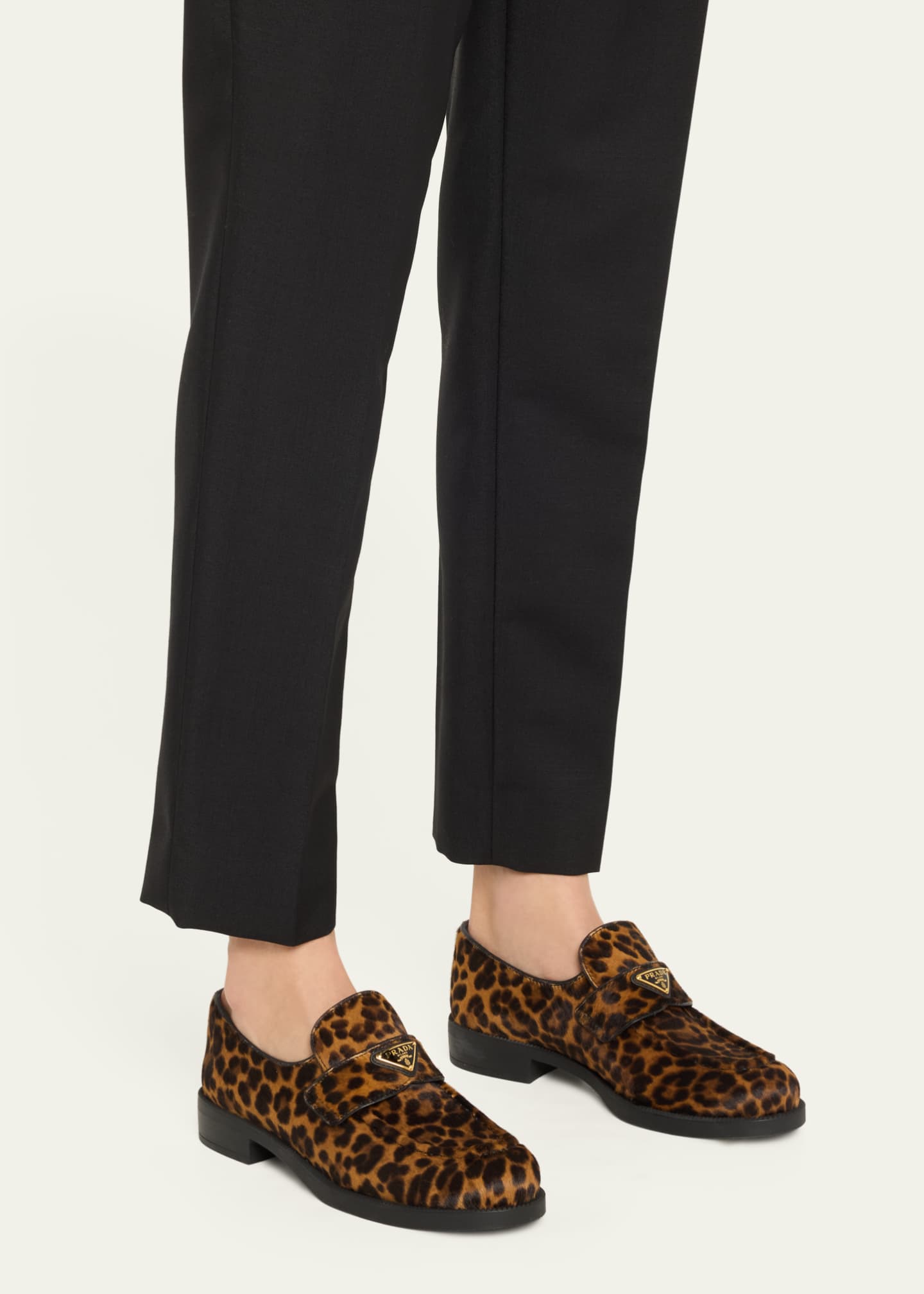 Prada leopard shoes deals