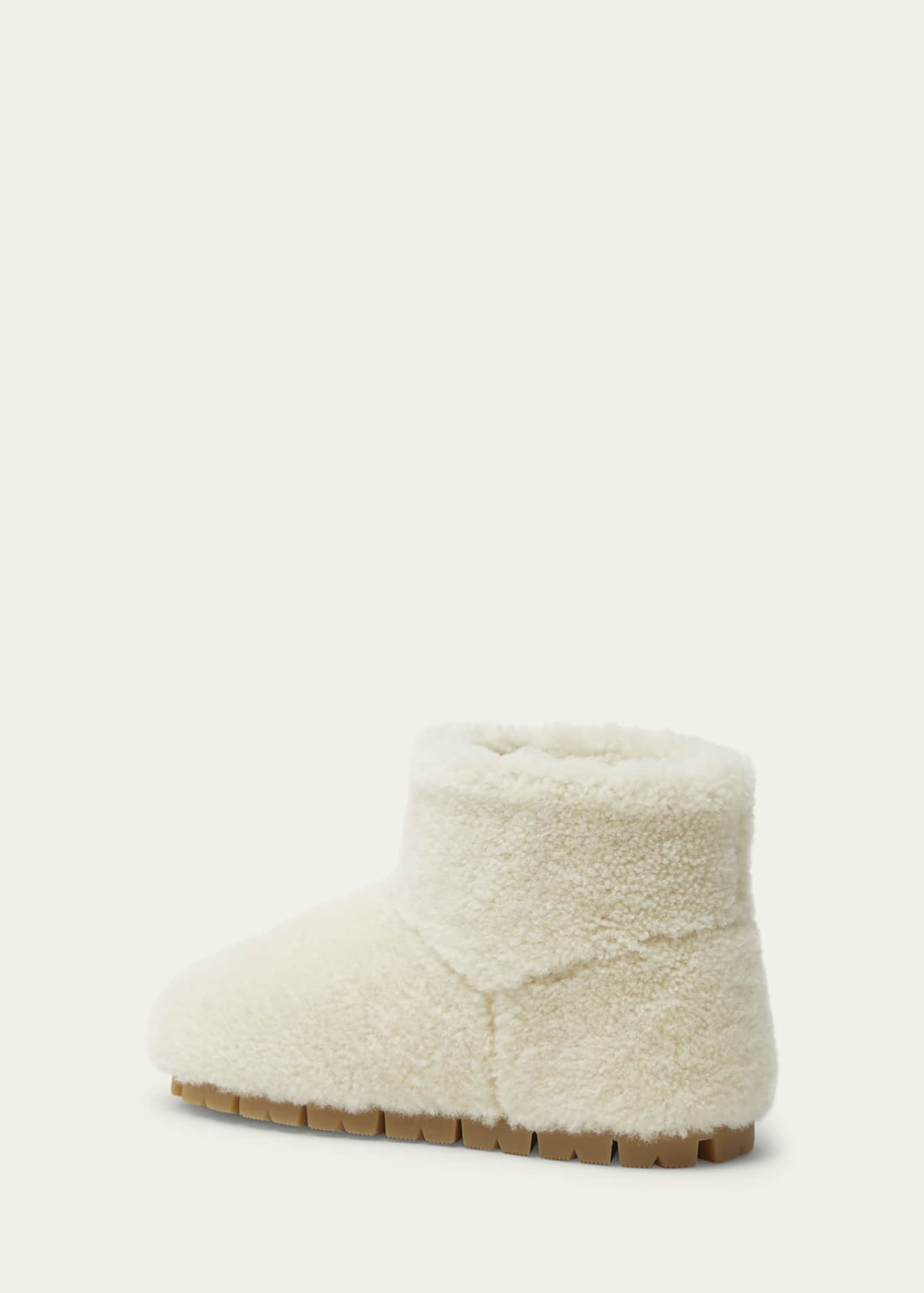 Prada Shearling Cozy Ankle Boots Image 2 of 3