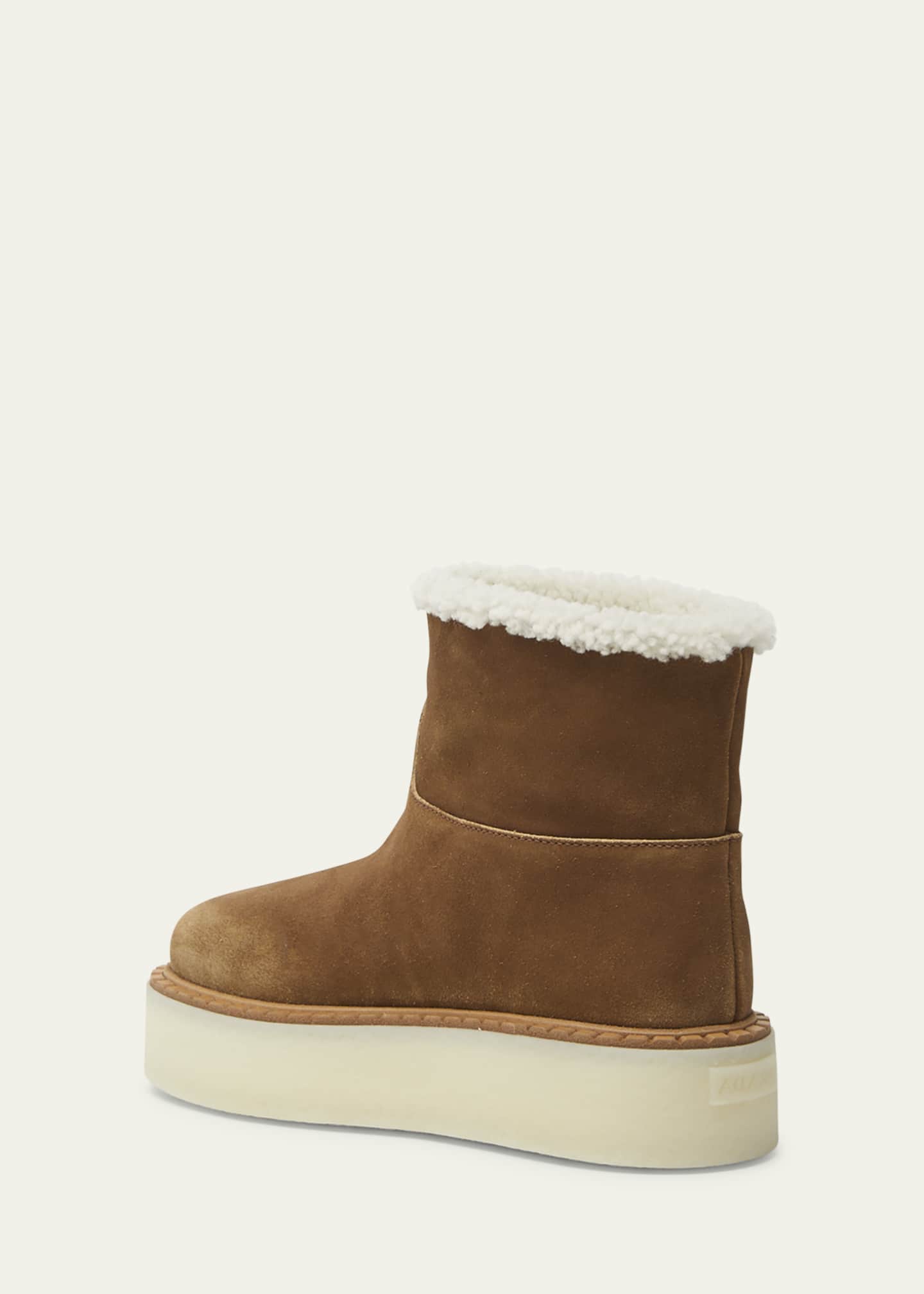 Prada suede platform booties new arrivals