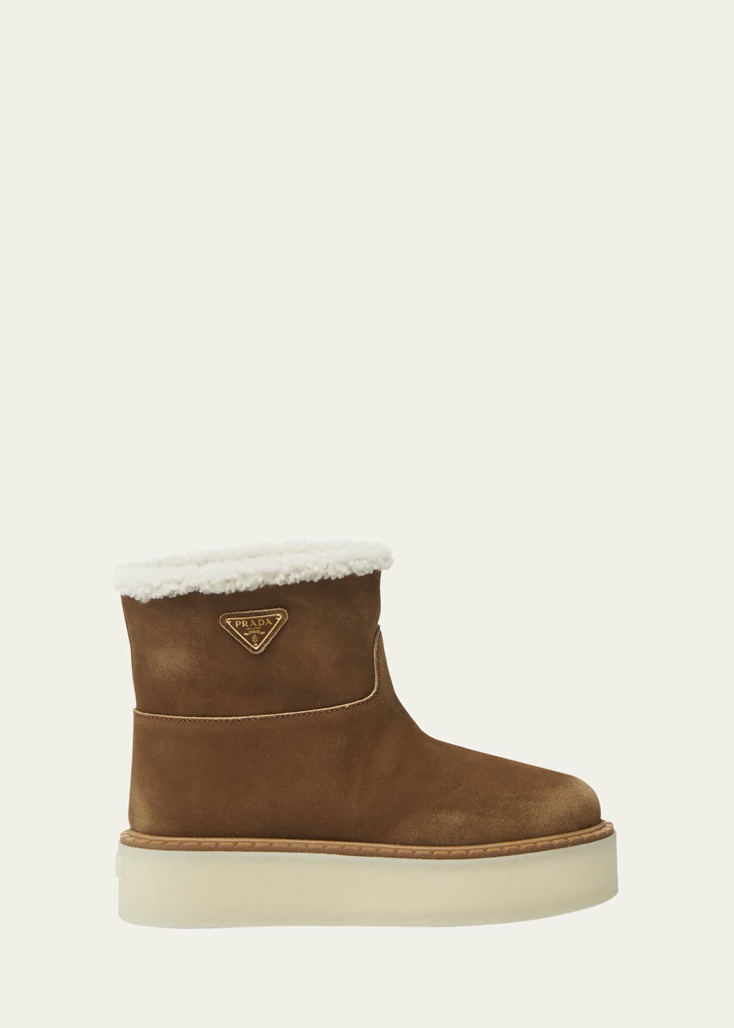 Prada platform booties new arrivals