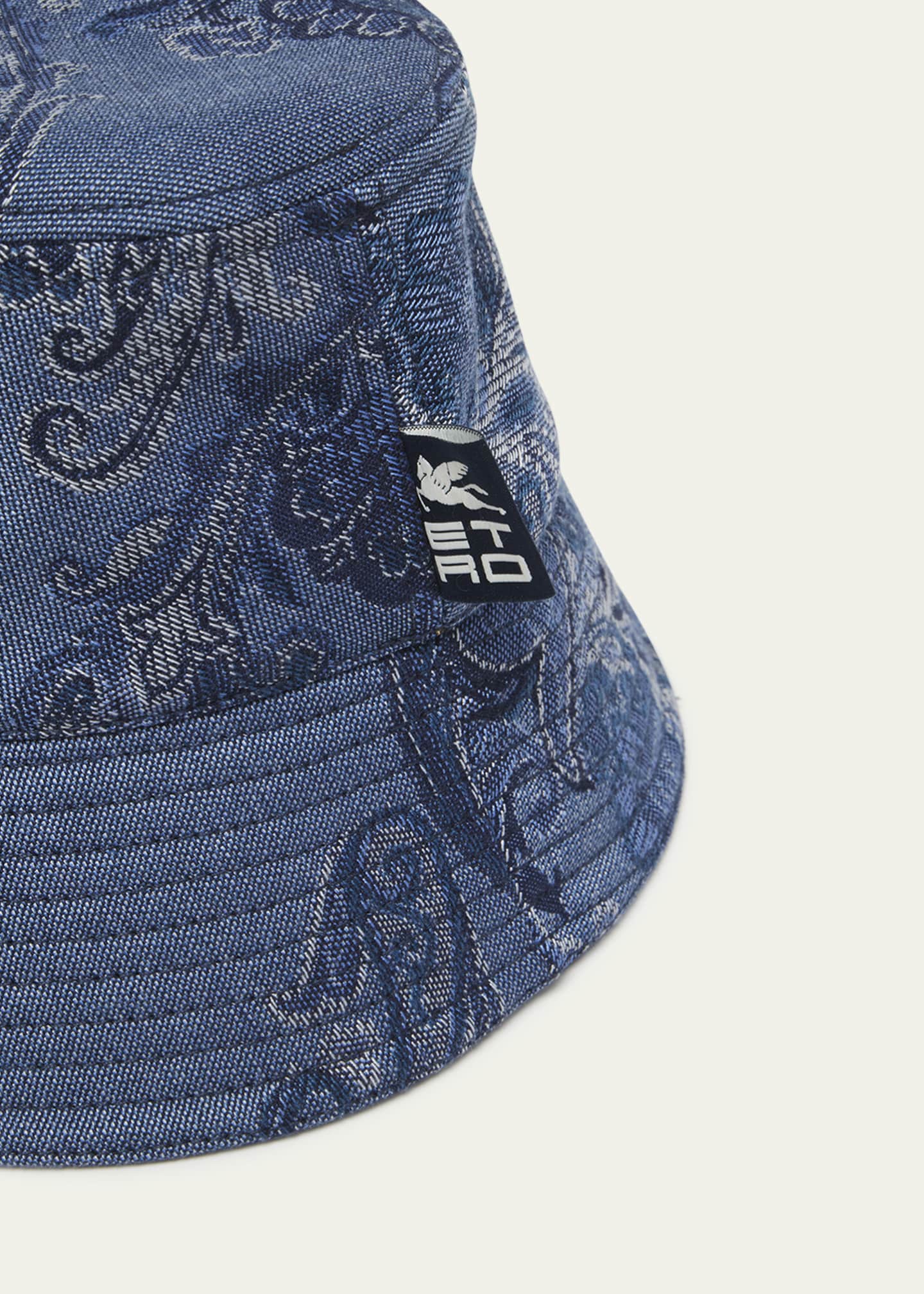 Etro Paisley Denim Bucket Hat Image 2 of 2