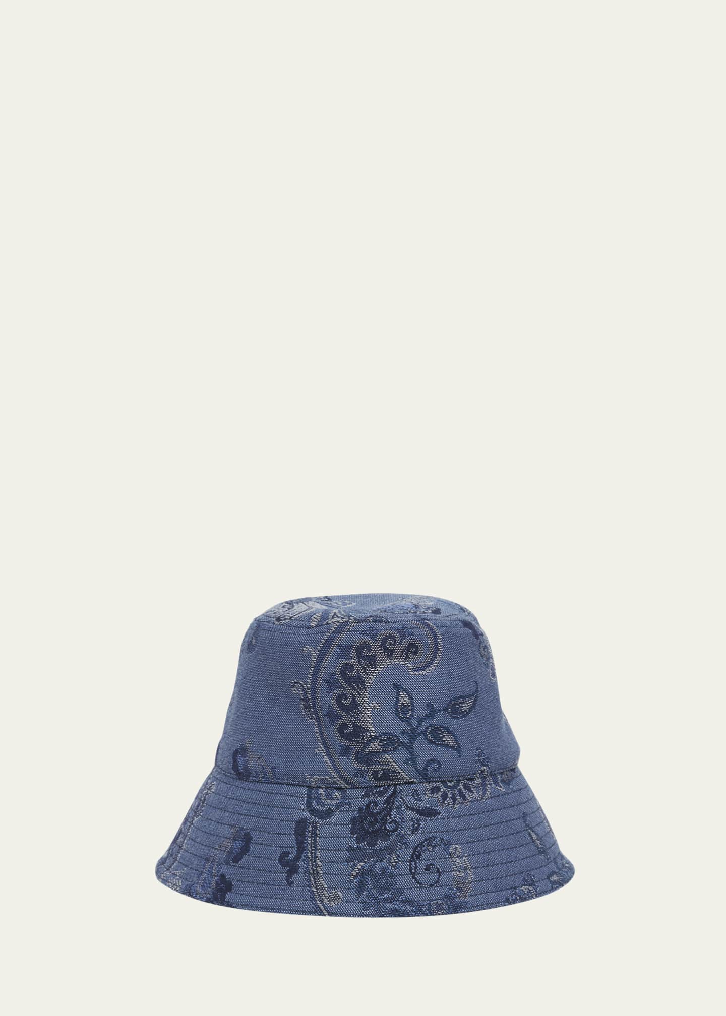 Etro Paisley Denim Bucket Hat Image 1 of 2