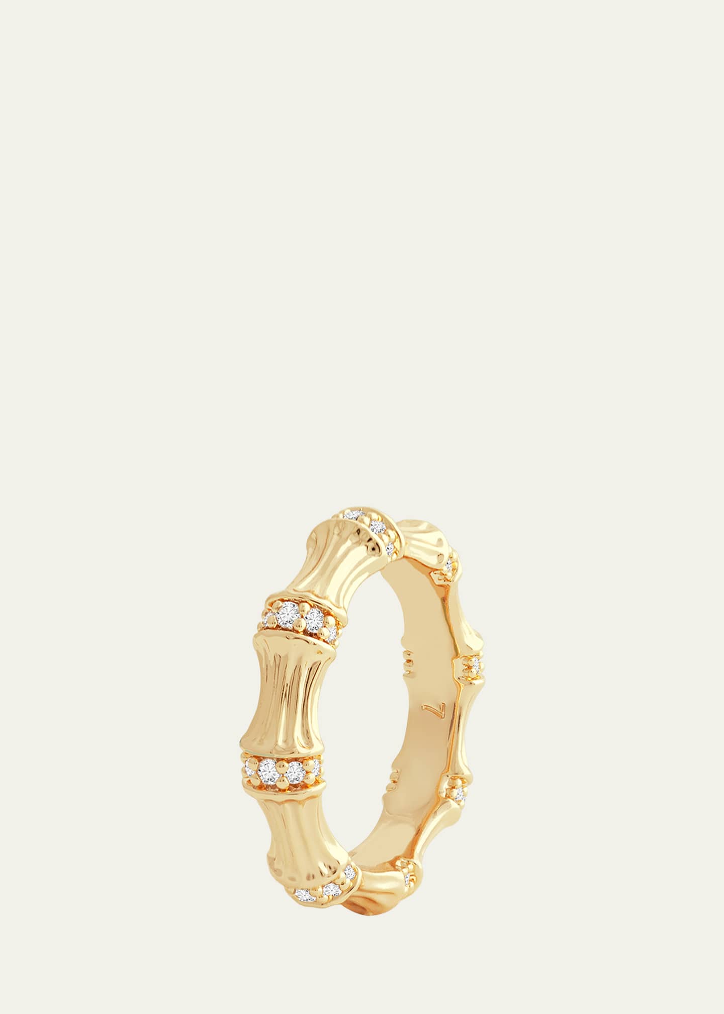 Anabel Aram Jewelry Bamboo Single Ring Image 3 of 3