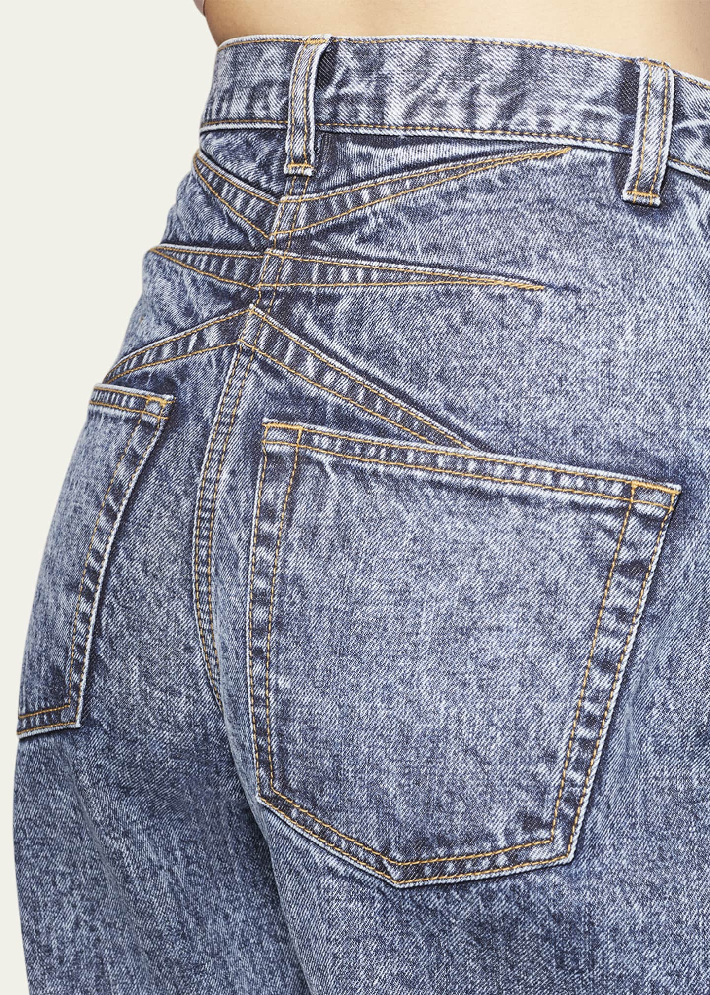 ALAIA Rounded Leg Denim Pants Image 5 of 5