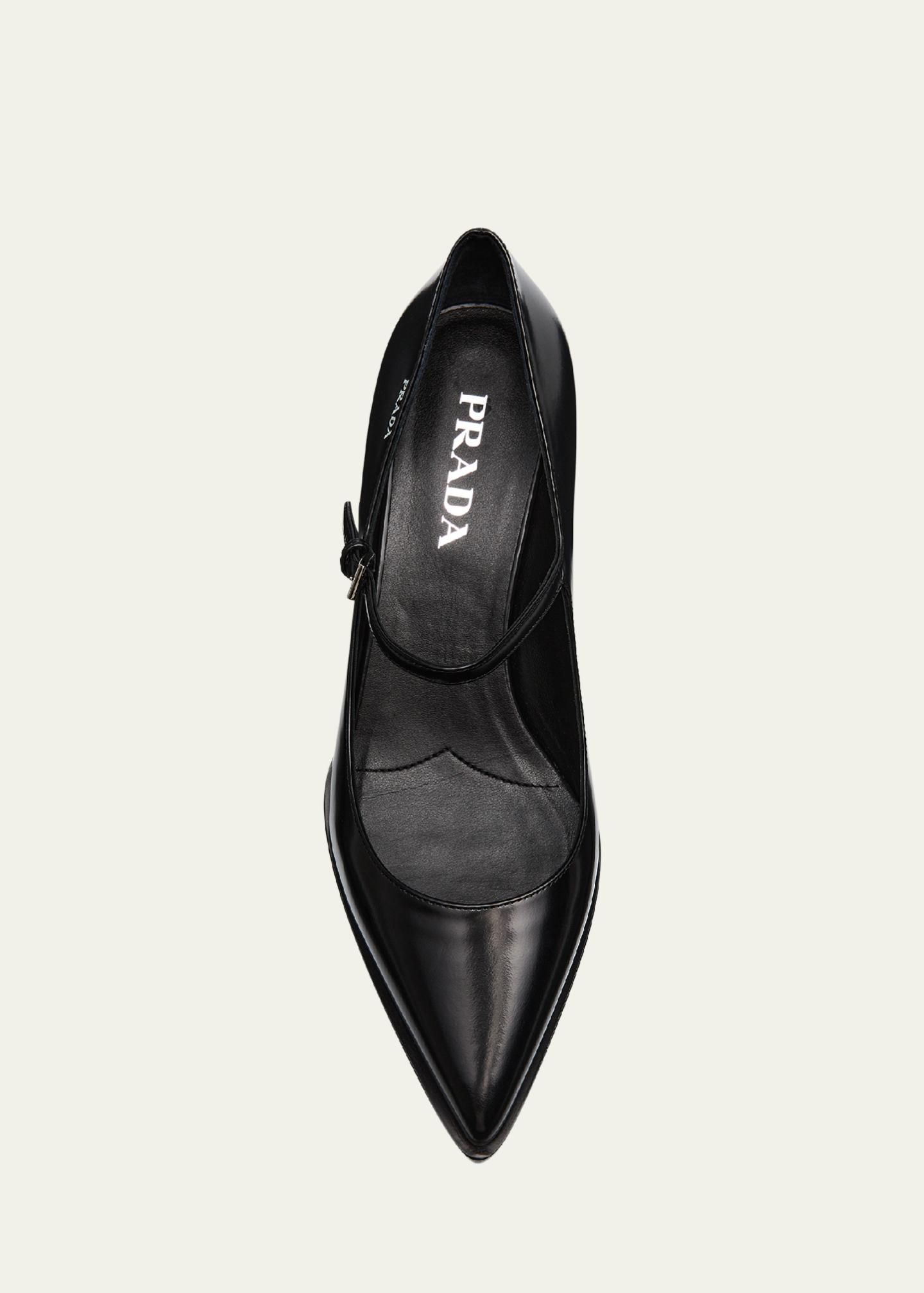 Prada Leather Mary Jane Pumps - Bergdorf Goodman