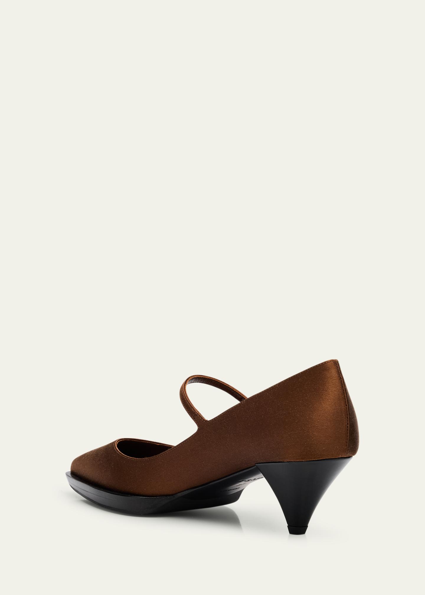 Prada Satin Mary Jane Pumps - Bergdorf Goodman