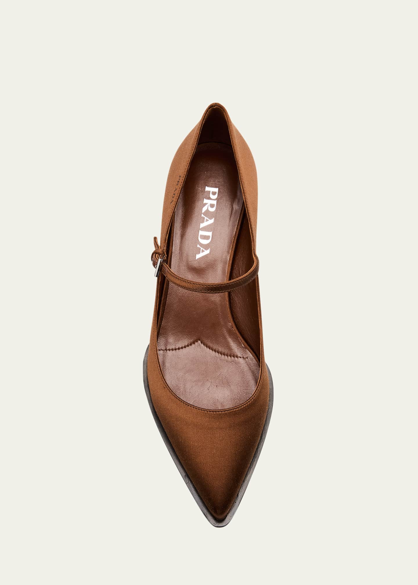 Prada Satin Mary Jane Pumps Bergdorf Goodman
