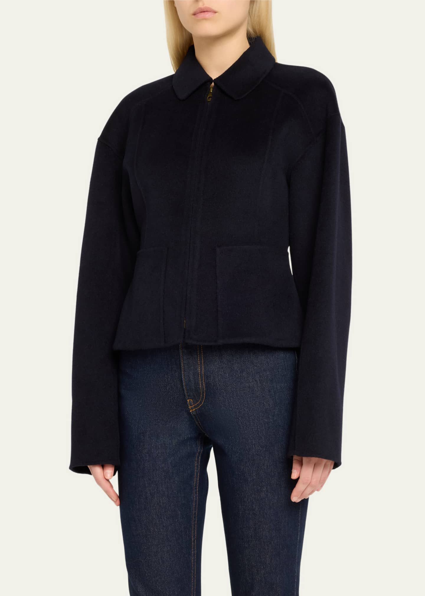 Ulla Johnson The Agnes Cropped Straight-Leg Denim Jeans Image 4 of 5