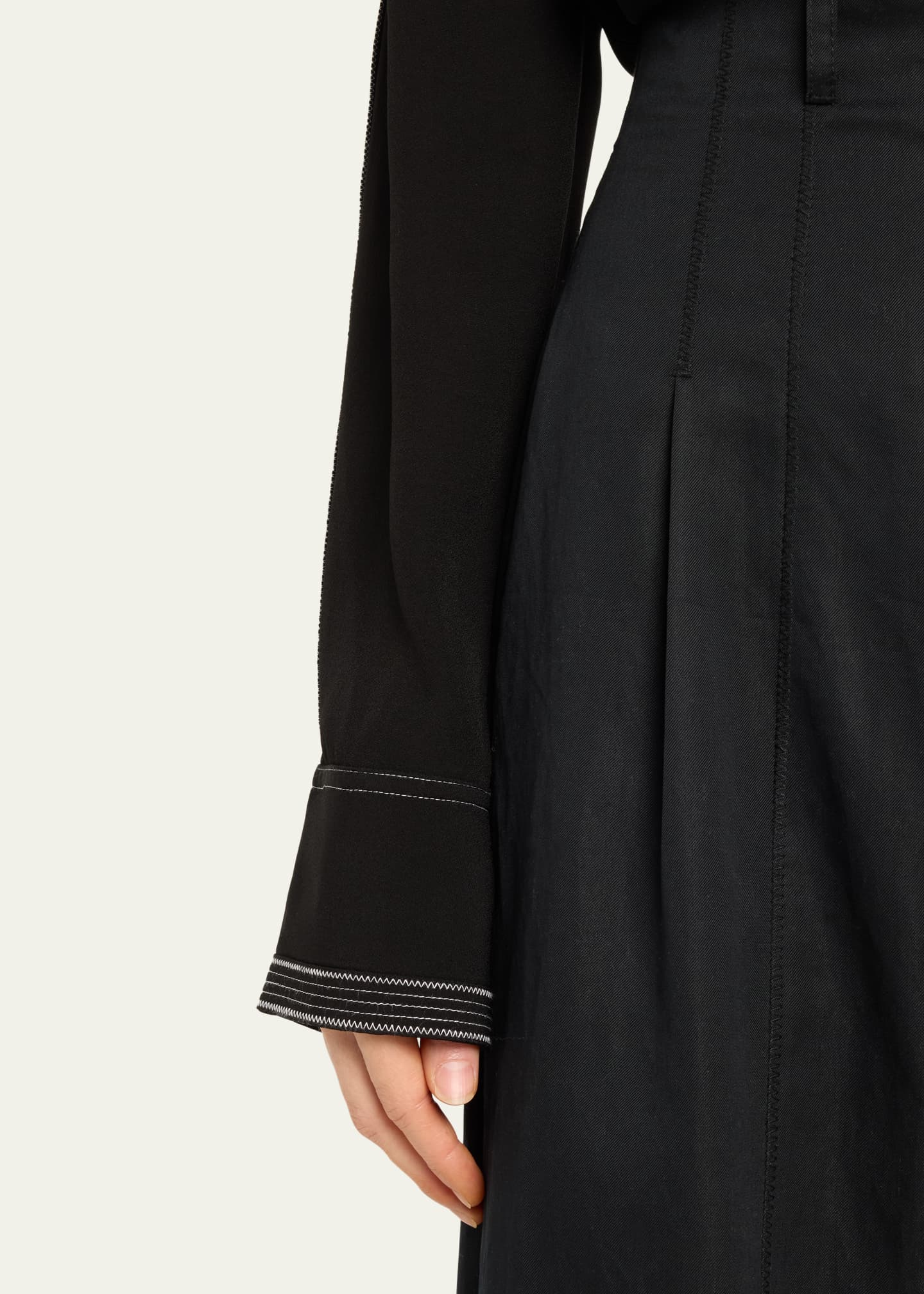 Ulla Johnson Delvine High-Rise Pleated Wide-Leg Pants Image 5 of 5