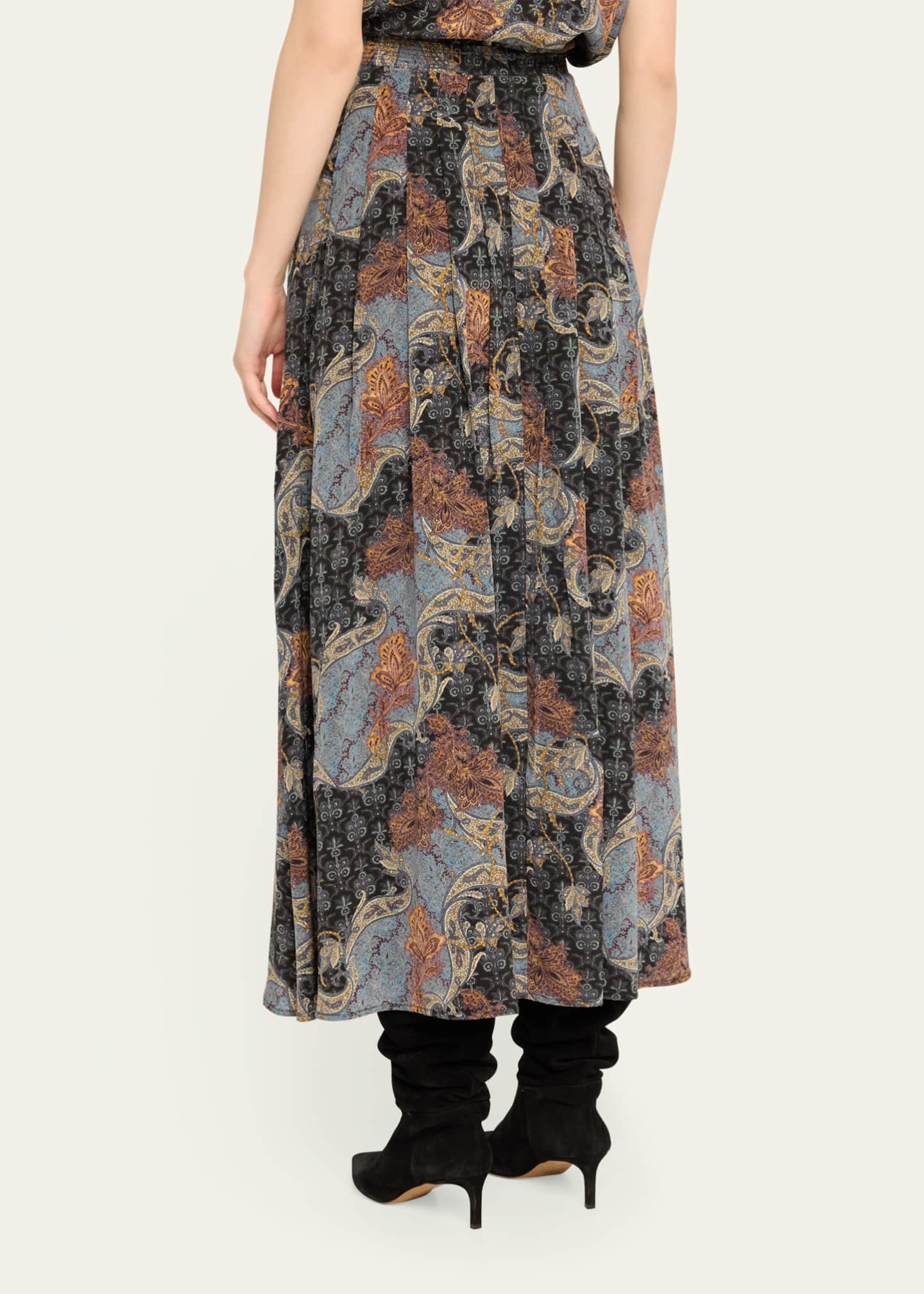 Ulla Johnson Vanna Gathered Silk Maxi Skirt Bergdorf Goodman