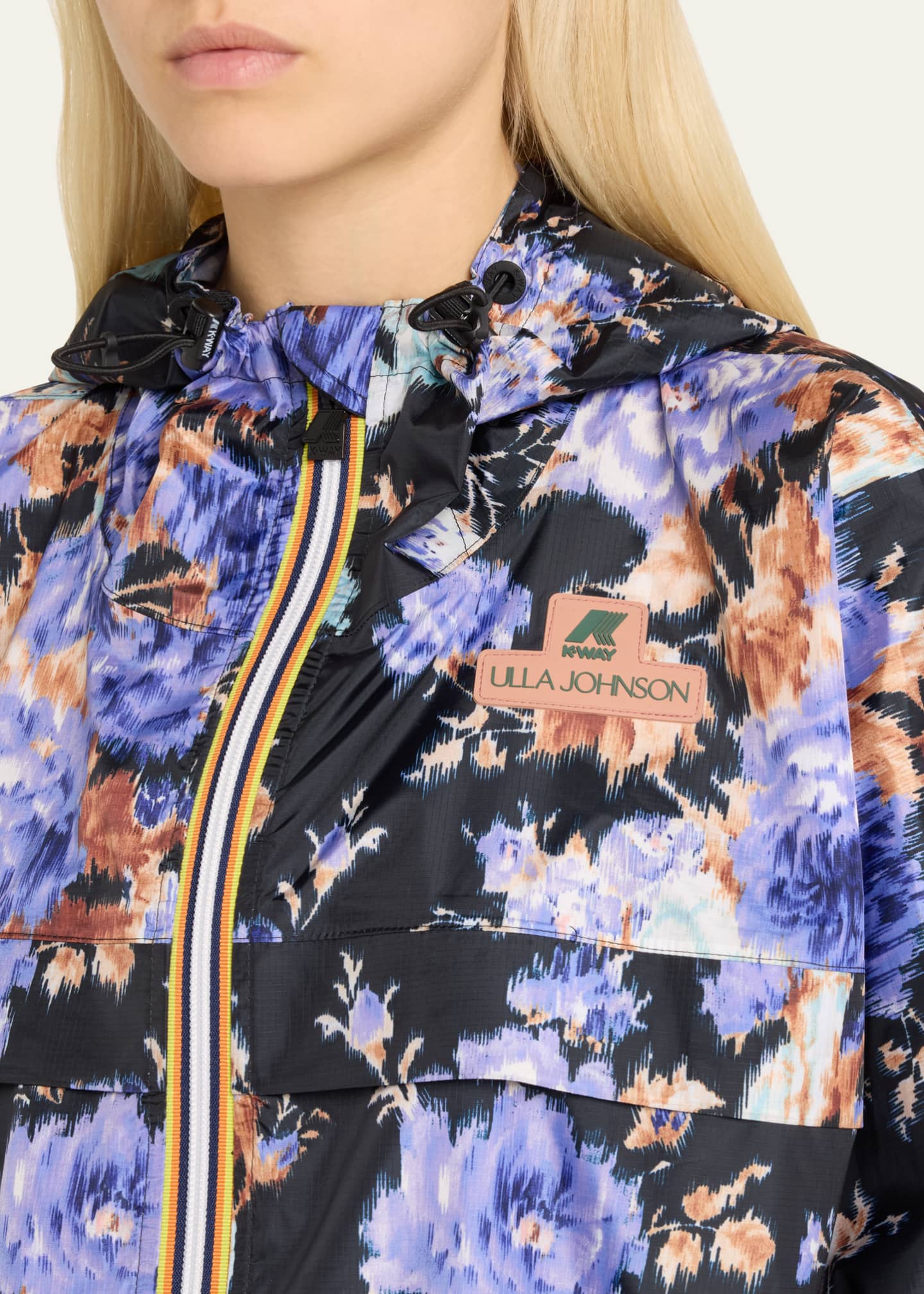 Ulla Johnson x K-Way Cropeley Cropped Wind-Resistant Jacket Image 5 of 5