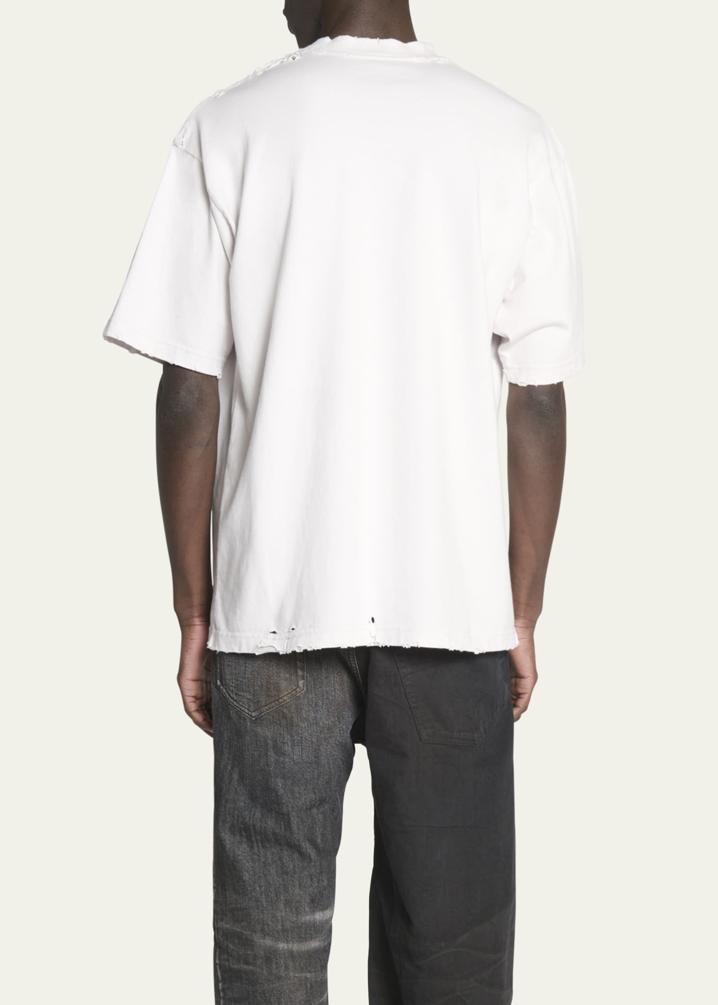Balenciaga Men's Paris Liberty Medium-Fit T-Shirt Image 3 of 5