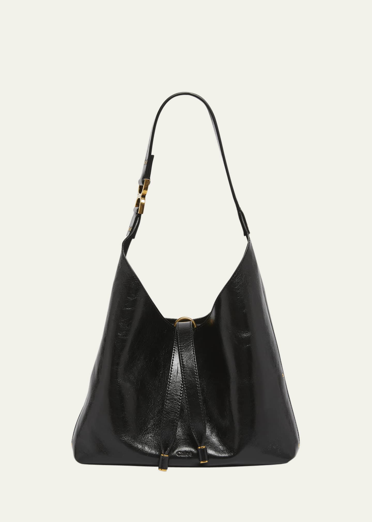 Chloe Marcie Small Hobo Bag in Shiny Calfskin Image 1 of 5