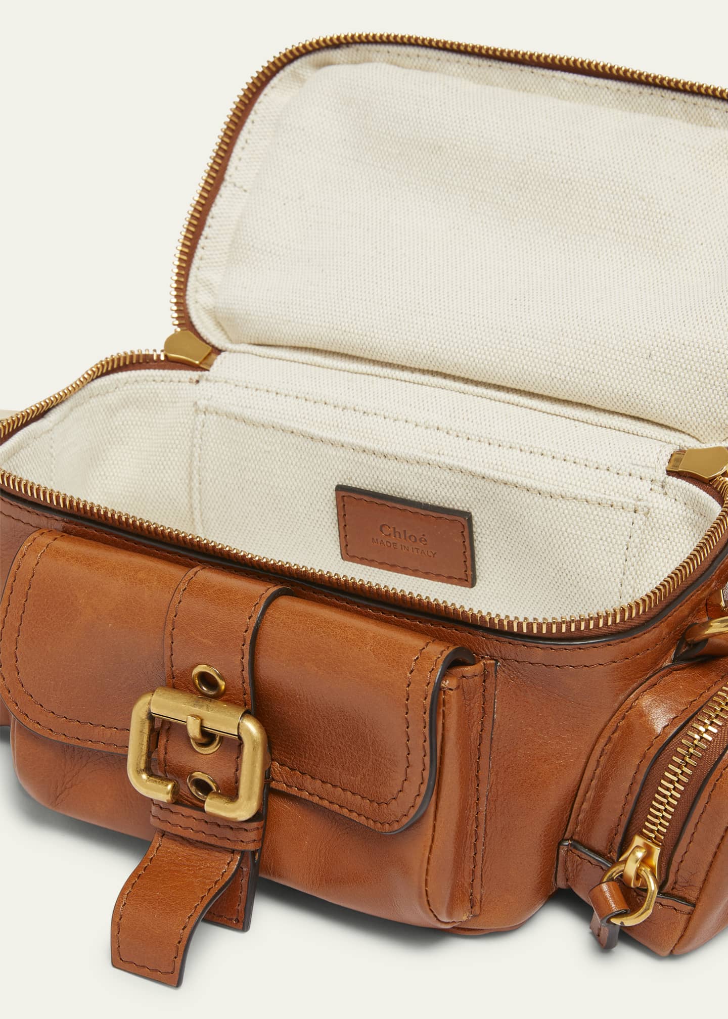 Chloe Camera Bag Small in Natural Shiny Calfskin Image 4 of 5