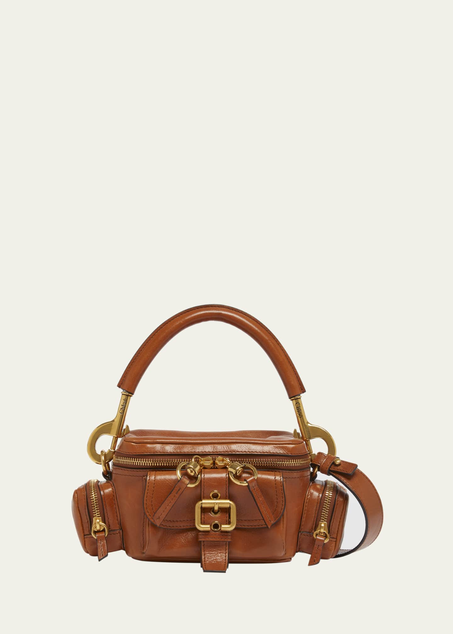 Chloe Camera Bag Small in Natural Shiny Calfskin Image 1 of 5