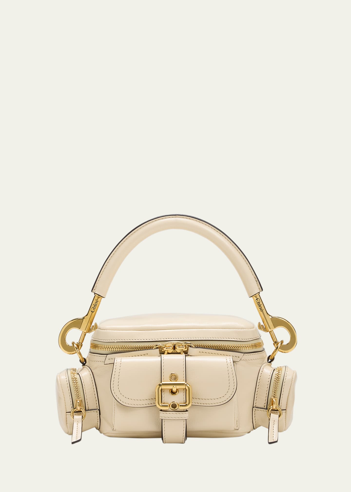 Chloe Camera Bag Small in Natural Shiny Calfskin Bergdorf Goodman