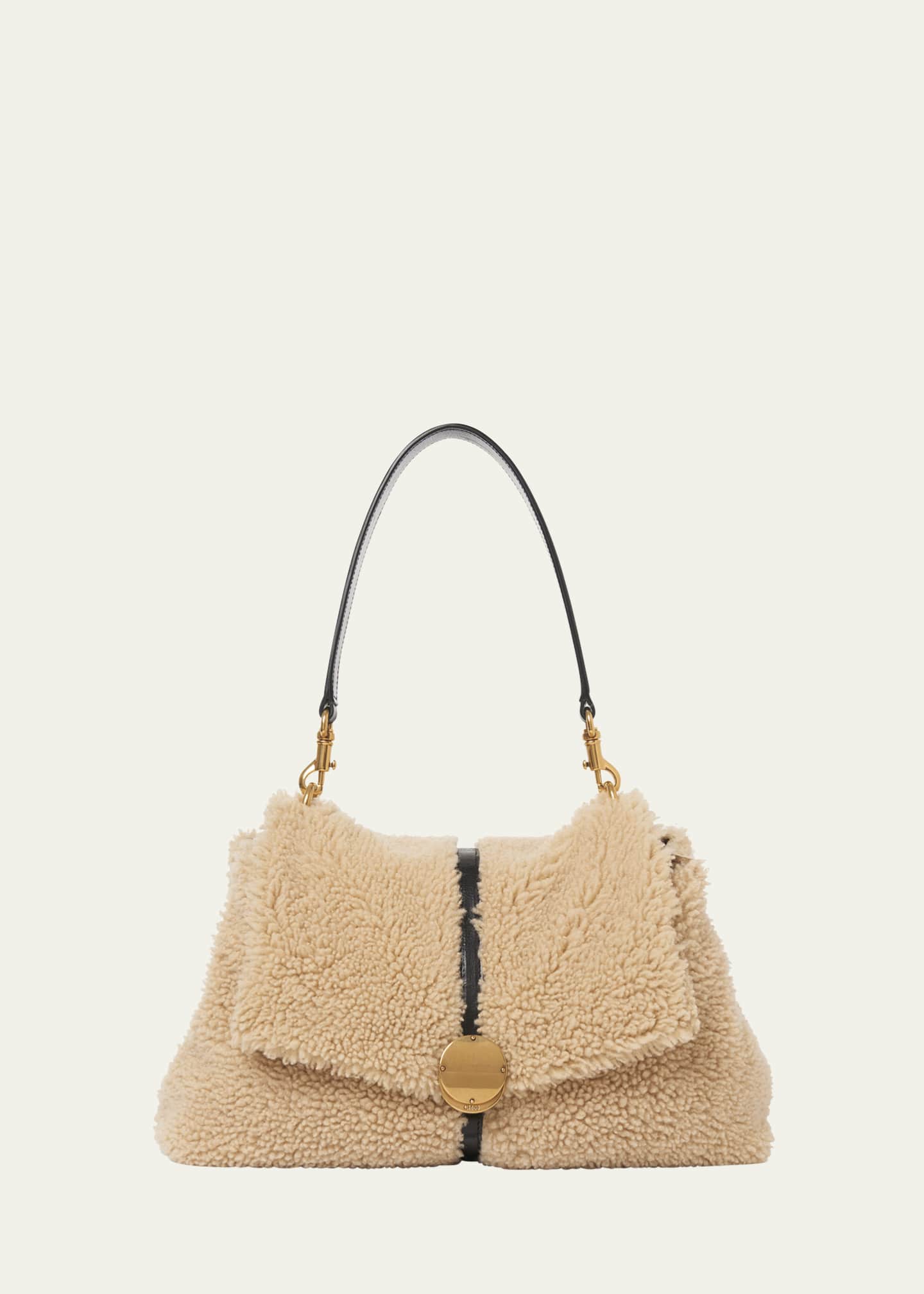 Chloe shearling bag hotsell