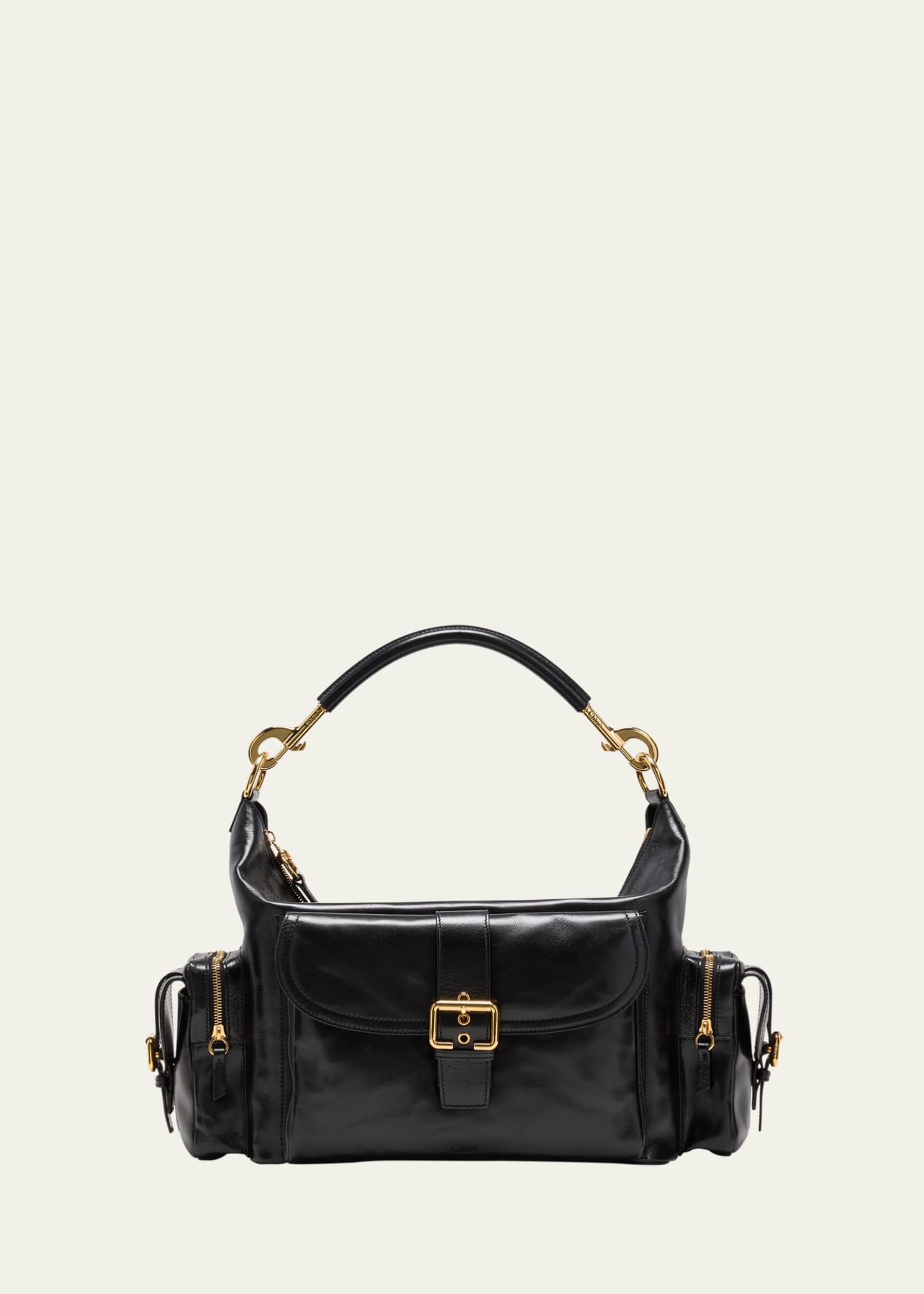 Chloe Camera Bag Large in Natural Shiny Calfskin Image 1 of 5