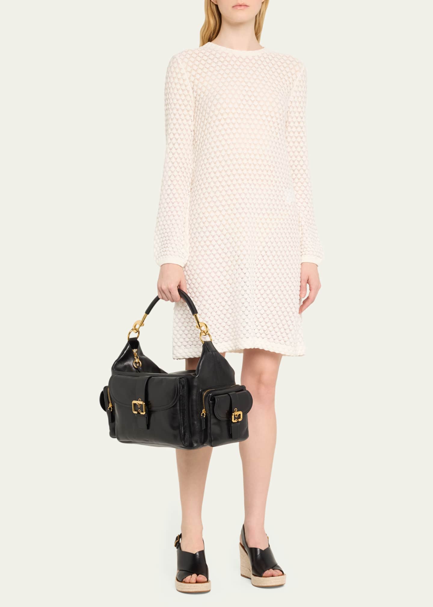 Chloe Camera Bag Large in Natural Shiny Calfskin Image 5 of 5