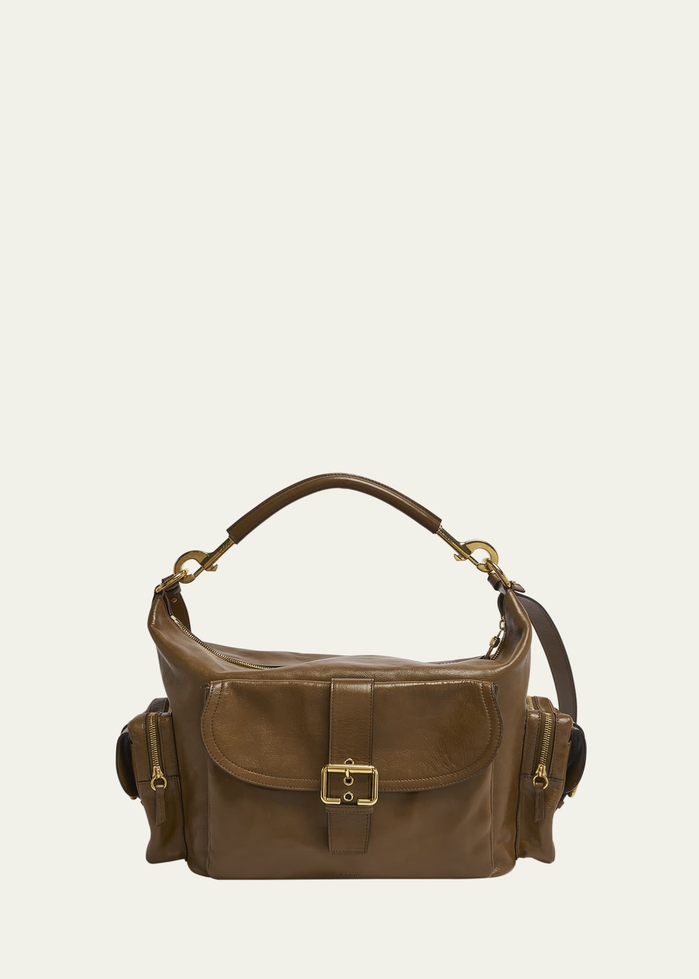 Chloe Camera Bag Large in Natural Shiny Calfskin Image 1 of 5