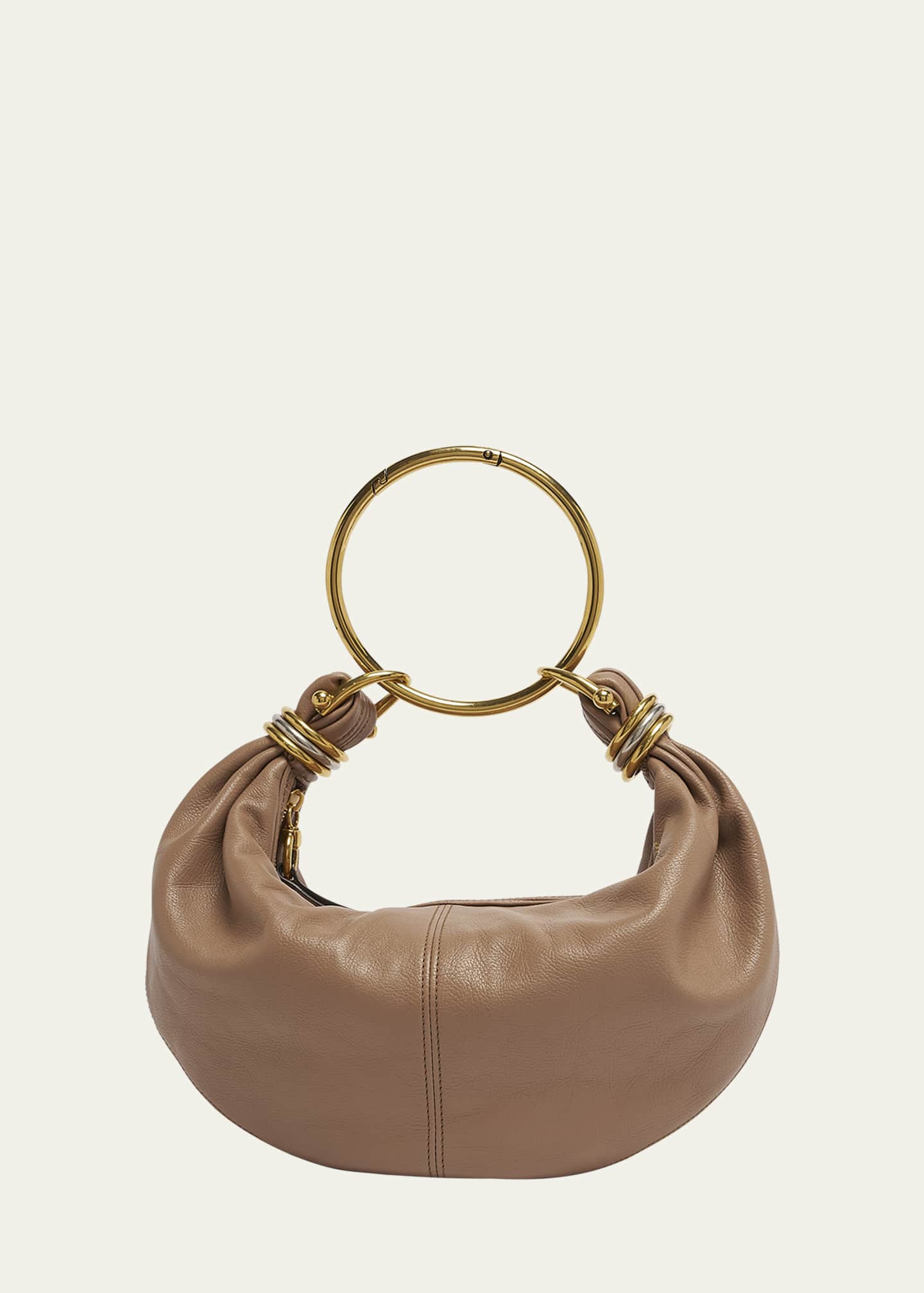 Chloe Bracelet Bag Mini in Shiny Grained Calfskin Image 1 of 6