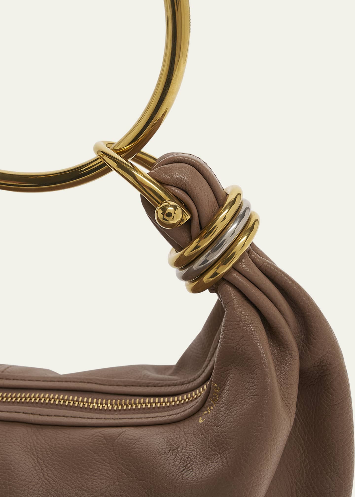 Chloe Bracelet Bag Mini in Shiny Grained Calfskin Image 5 of 6